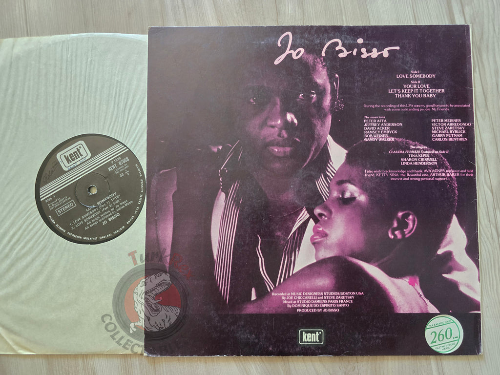 Jo Bisso – Love Somebody Turkish Pressing Vinyl Turkey Edition