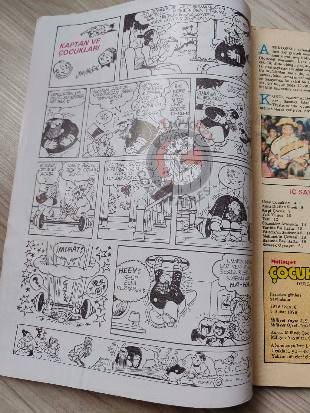 Milliyet Çocuk #6 1979 Turkish Comic Turkey Joyas Literarias Juveniles #62 Jules Verne