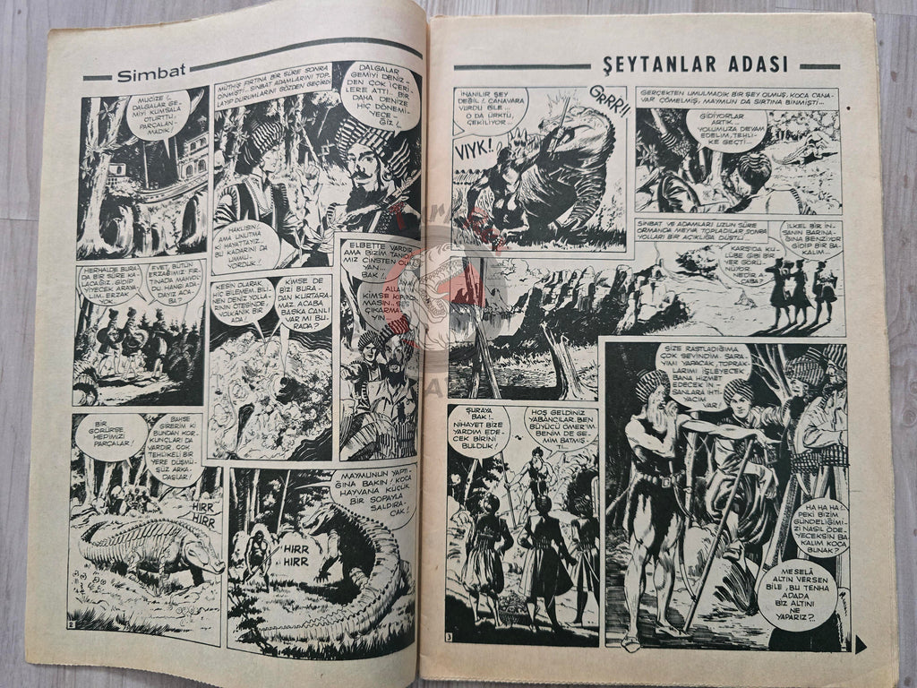 Doğan Kardeş 1971 Magazine #27 Turkish Comic Turkey Sinbad the Sailor Gulliver’s Travels Sibylline