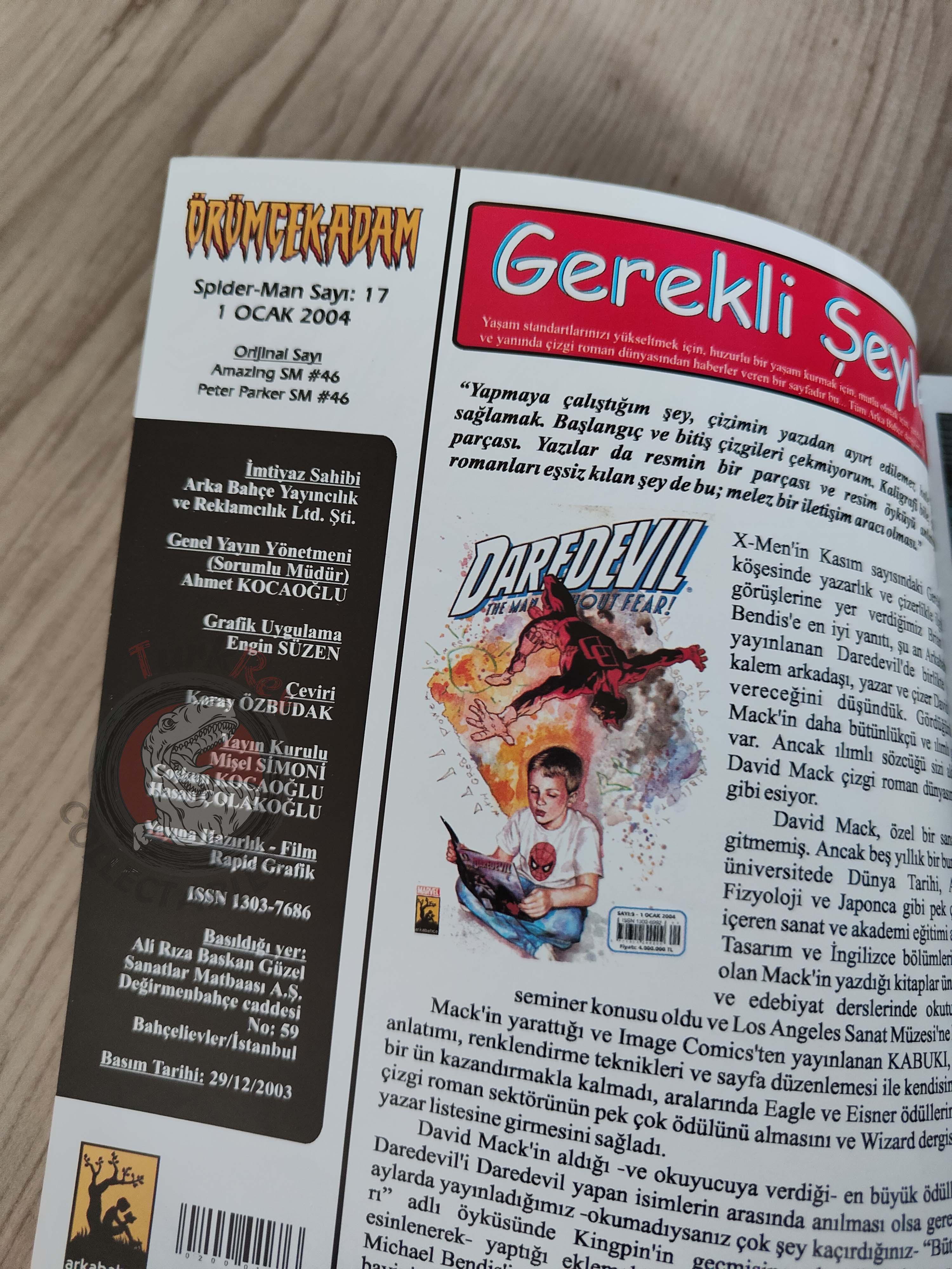 Spider-Man #17 2004 Turkish Comic Turkey The Amazing #46 Peter Parker #46