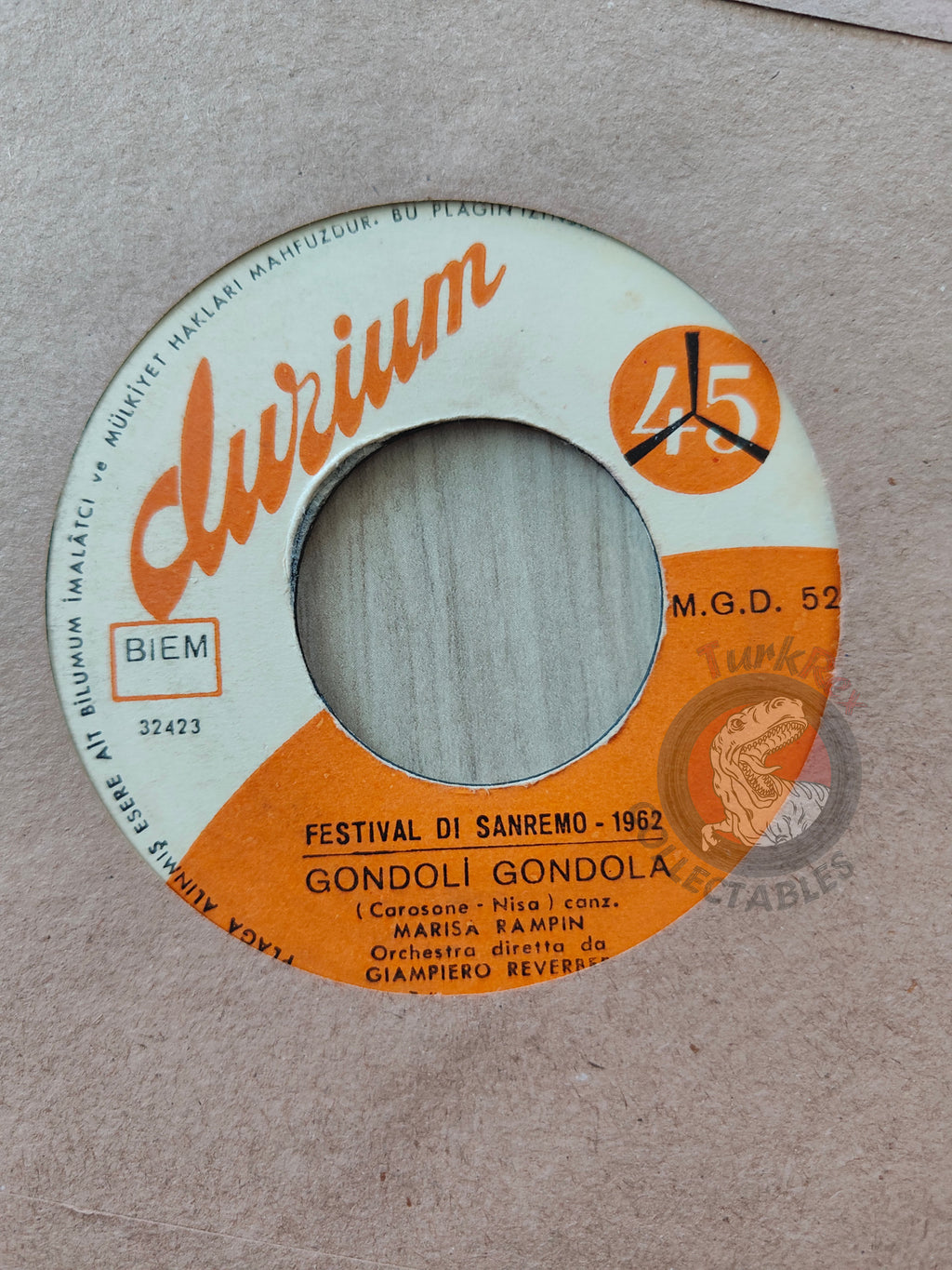 Marisa Rampin – Conta Le Stelle 7" Turkish Pressing Vinyl Turkey Edition Sanremo