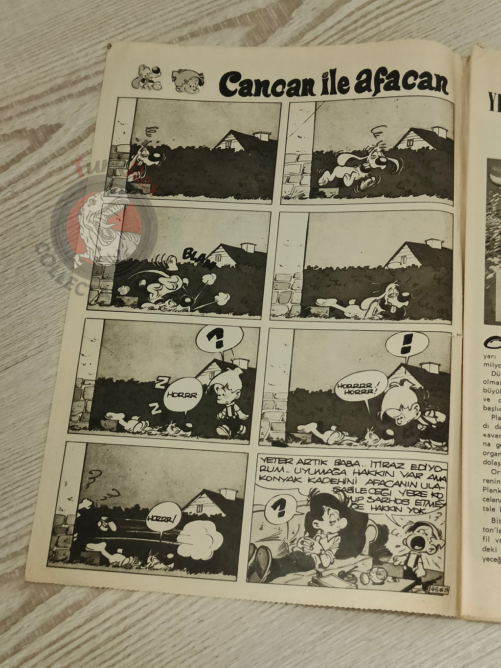 Doğan Kardeş 1975 Magazine #41 Turkish Comic Turkey Valérian and Laureline Smurfs Boule et Bill