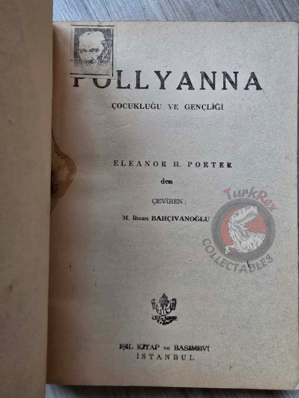 Eleanor H. Porter – Pollyanna 1970s Turkish Book Turkey