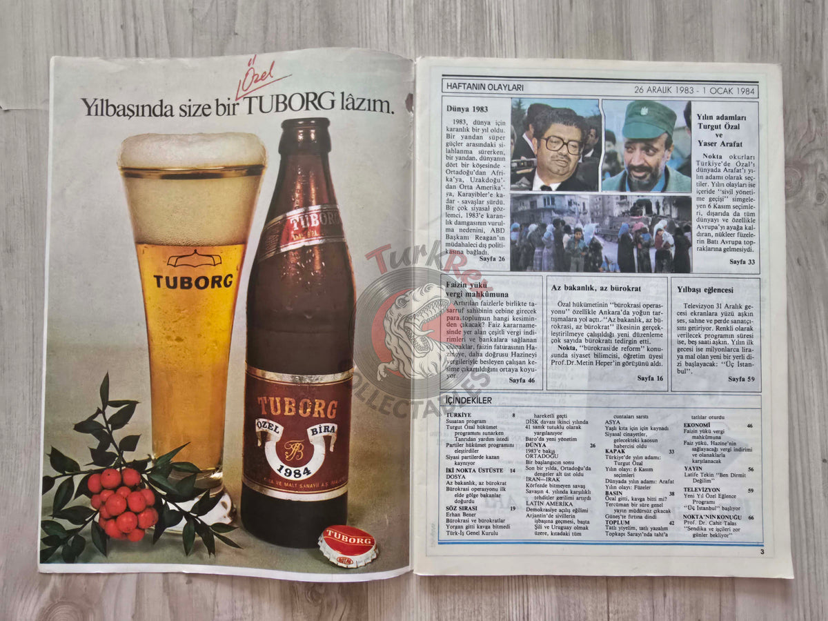 Nokta 1983 Yasser Arafat PLO Palestine Turkish Magazine Turkey Middle East Iran–Iraq War
