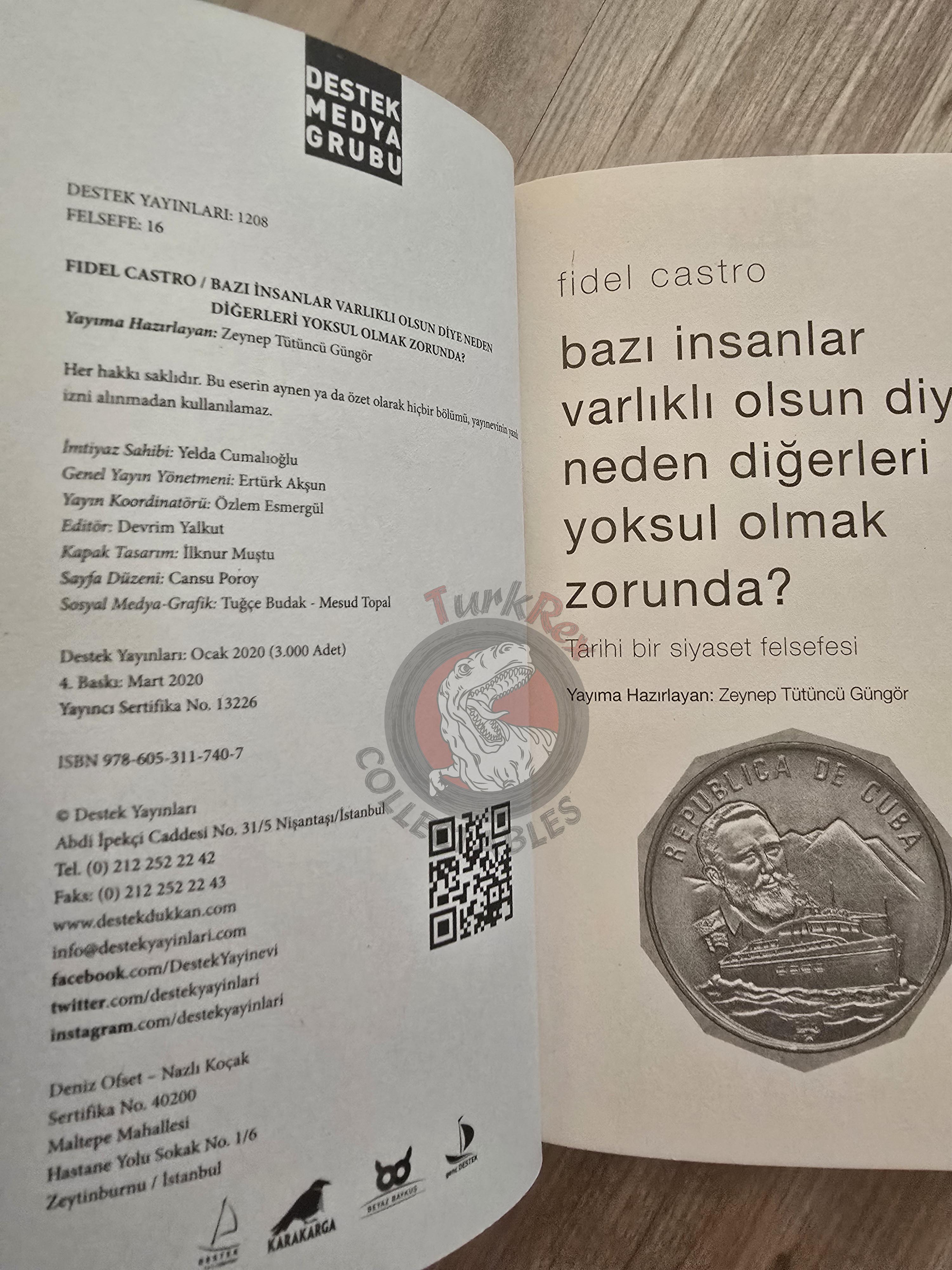 Fidel Castro – Why Should Some People Be Rich? 20020 Turkish Book Turkey