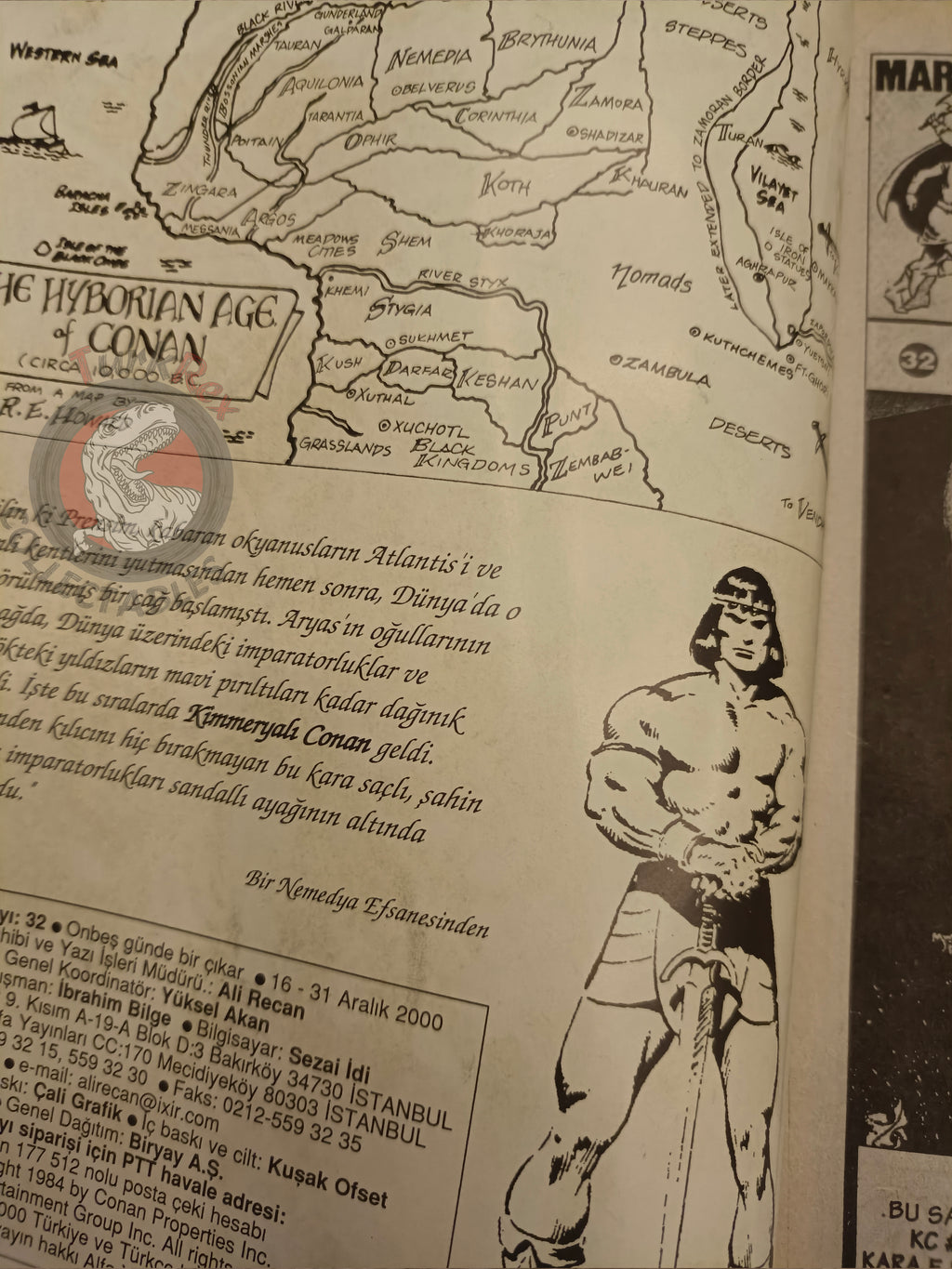 Kral Conan #32 King Conan #22 #23 Turkish Comic Turkey Prince Conn Ken Kelly