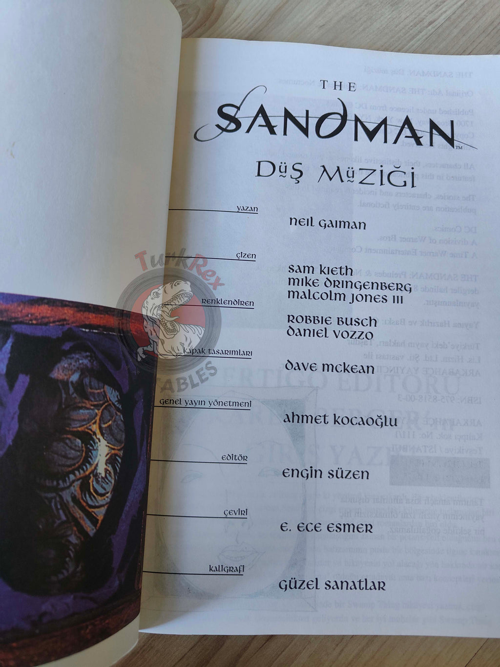 The Sandman – Preludes & Nocturnes Vol #1 2000 Turkish Comic Turkey