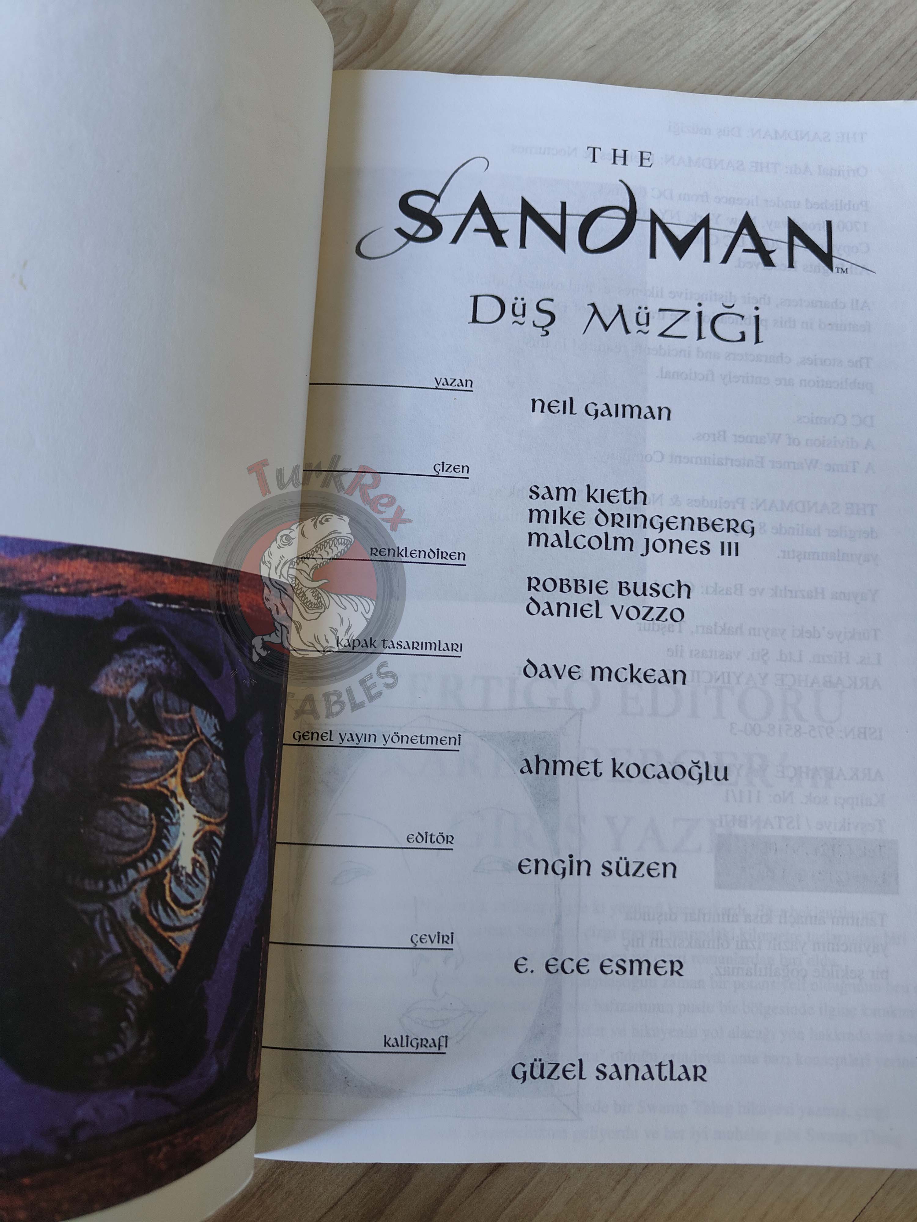 The Sandman – Preludes & Nocturnes Vol #1 2000 Turkish Comic Turkey
