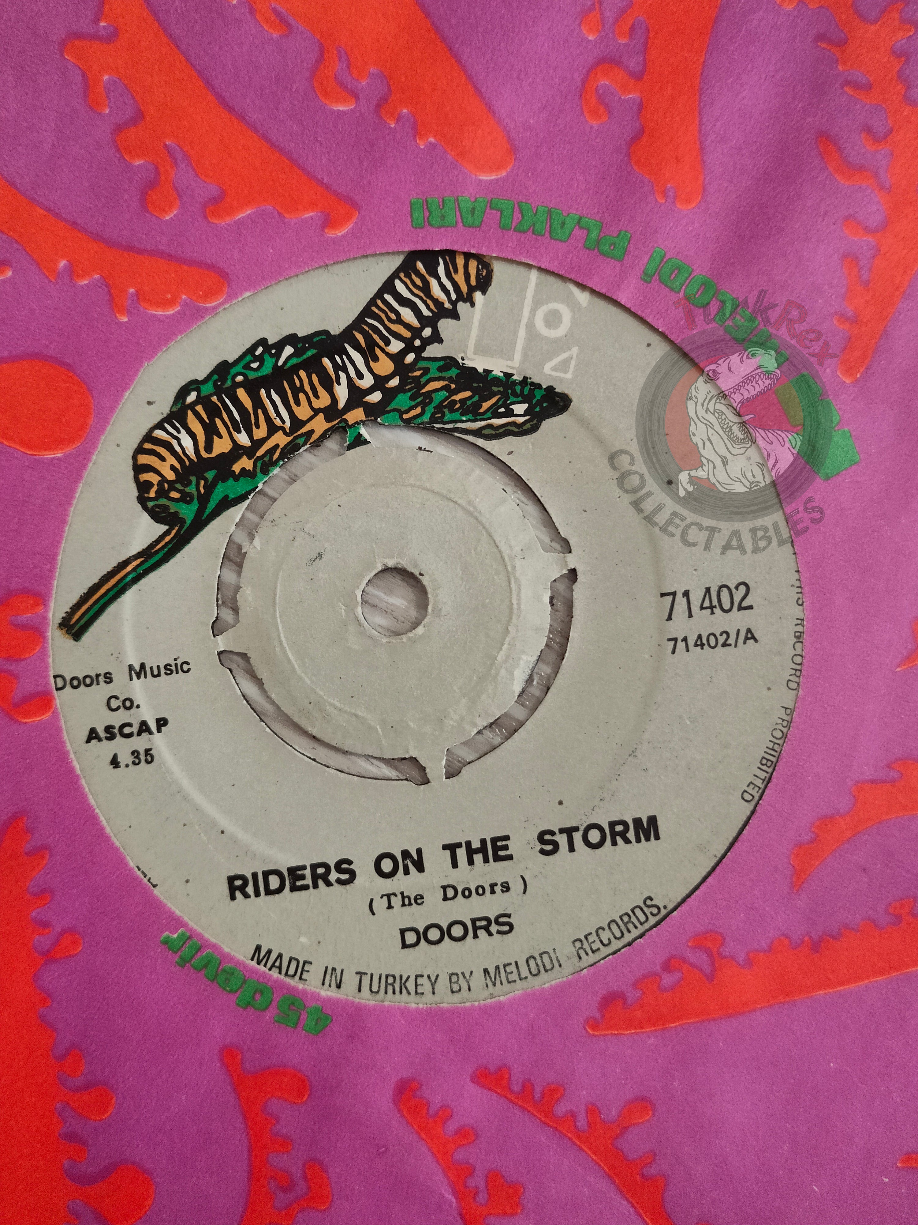 The Doors – Riders On The Storm 7" Turkish Pressing Vinyl Turkey Edition