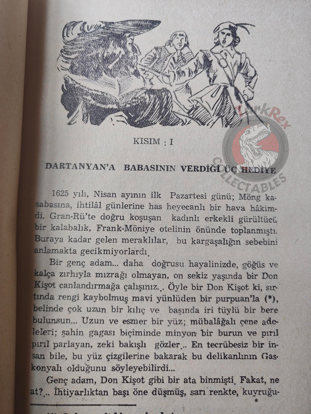 Alexandre Dumas – The Three Musketeers 1961 Turkish Book Turkey Illustrated