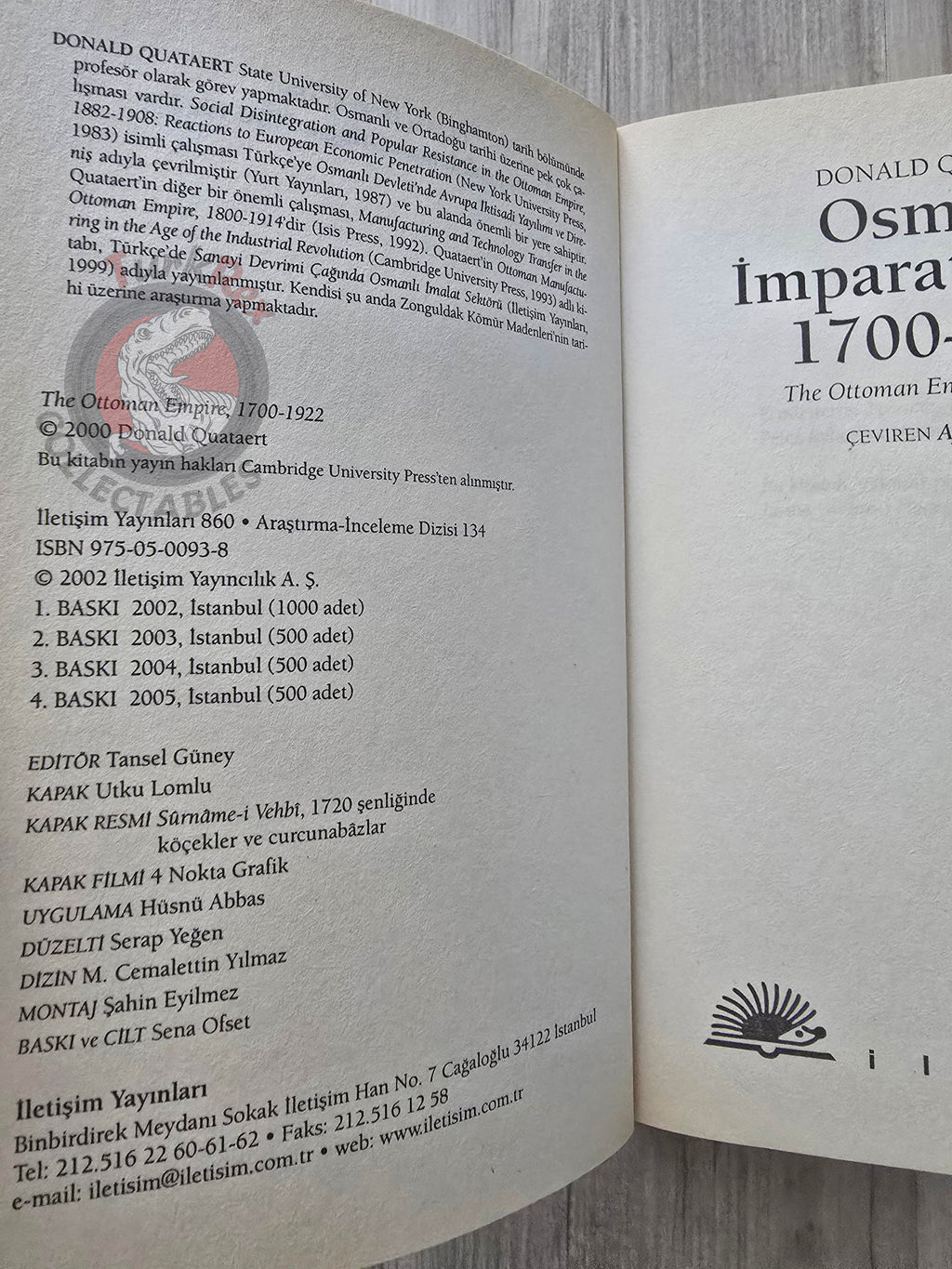 Donald Quataert – The Ottoman Empire 1700–1922 Turkish Book Turkey
