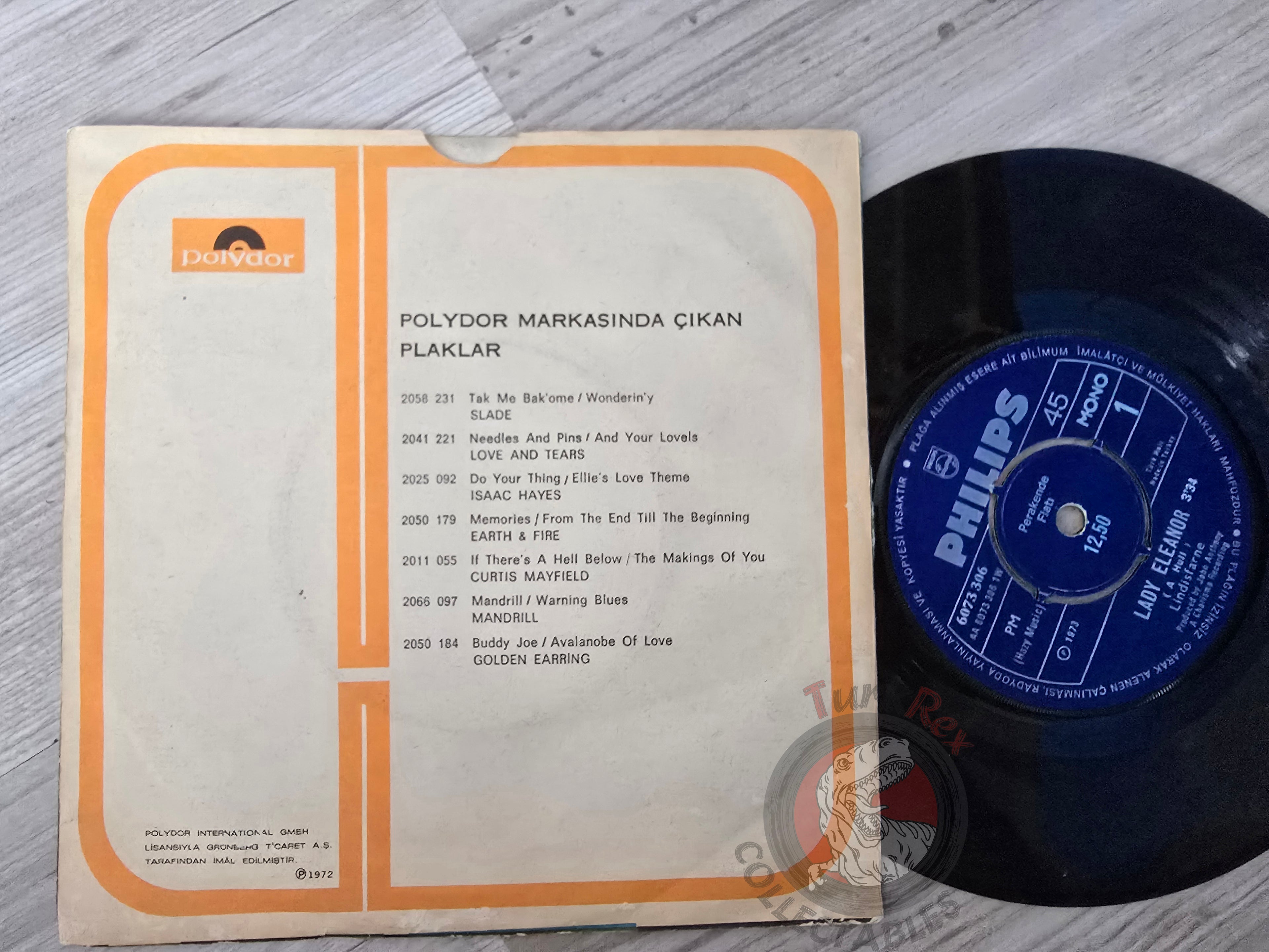 Lindisfarne – Lady Eleanor 7" Turkish Pressing Vinyl Turkey Edition