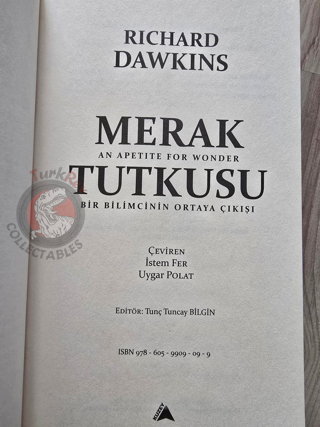 Richard Dawkins –  An Appetite For Wonder 2015 1st Turkish Book Turkey