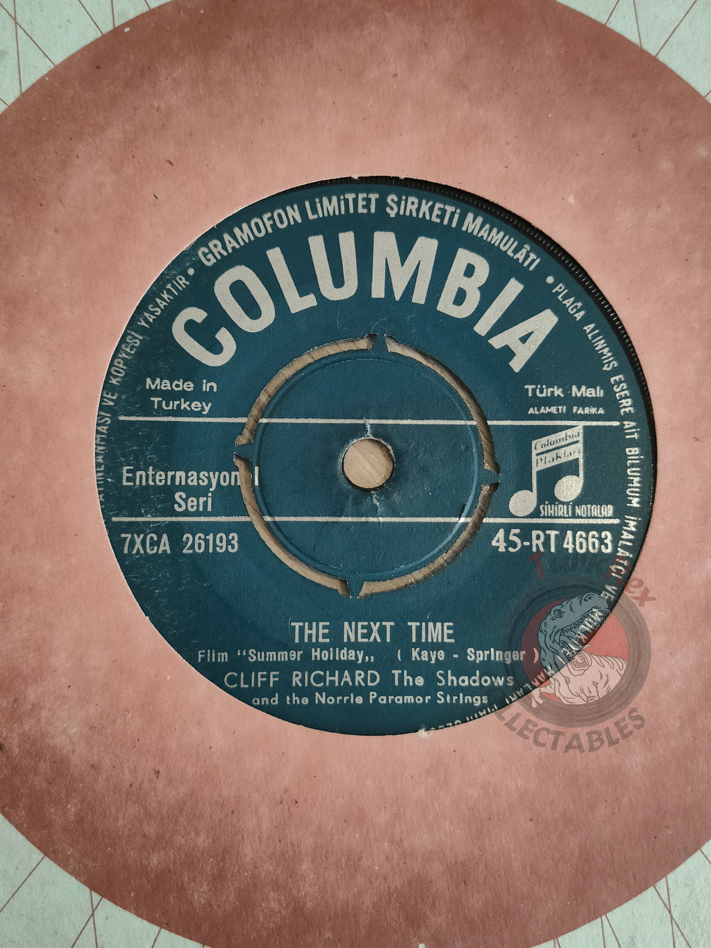 Cliff Richard And The Shadows – The Next Time 7" Turkish Pressing Vinyl Turkey Edition 3