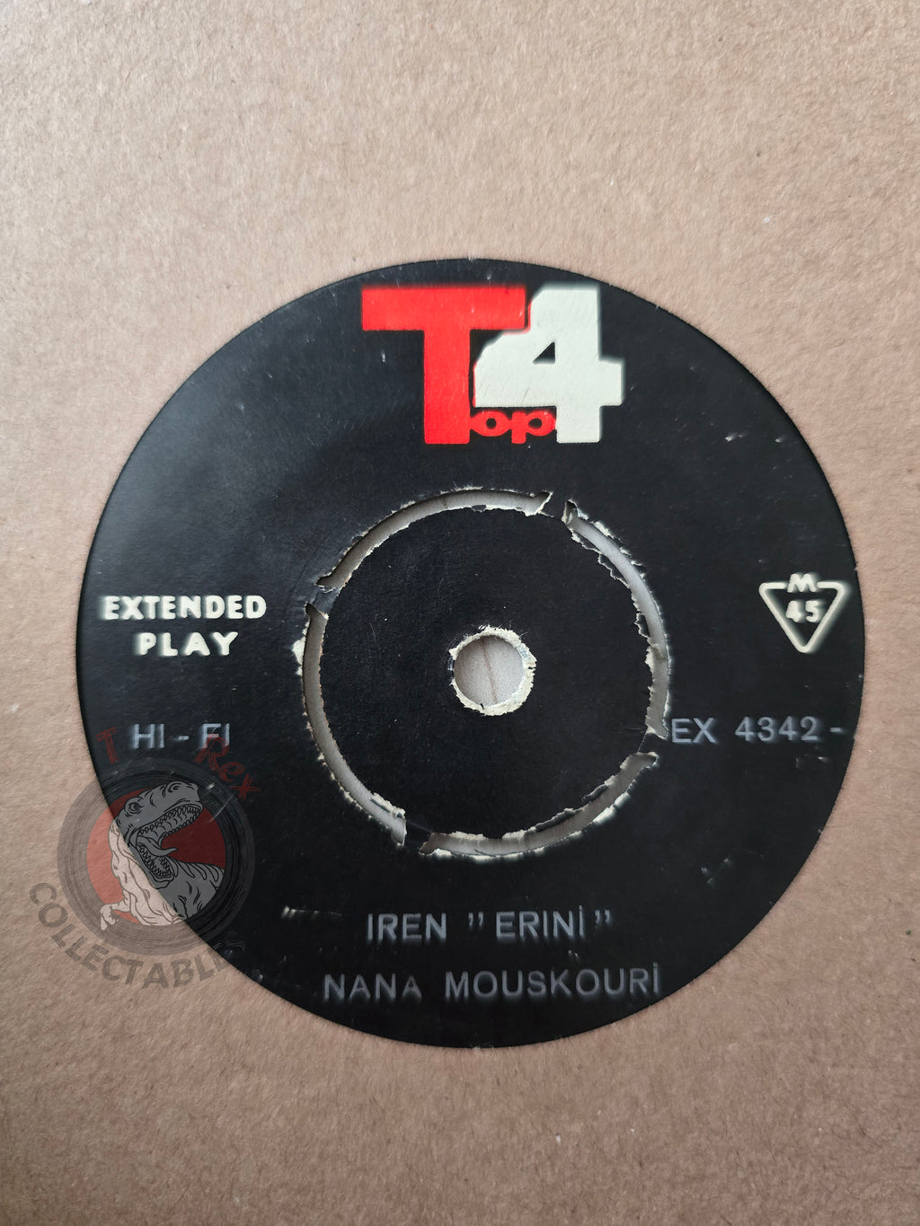 Nana Mouskouri – L'enfant Au Tambour / Erini 7" Iran Pressing Vinyl Iranian Edition
