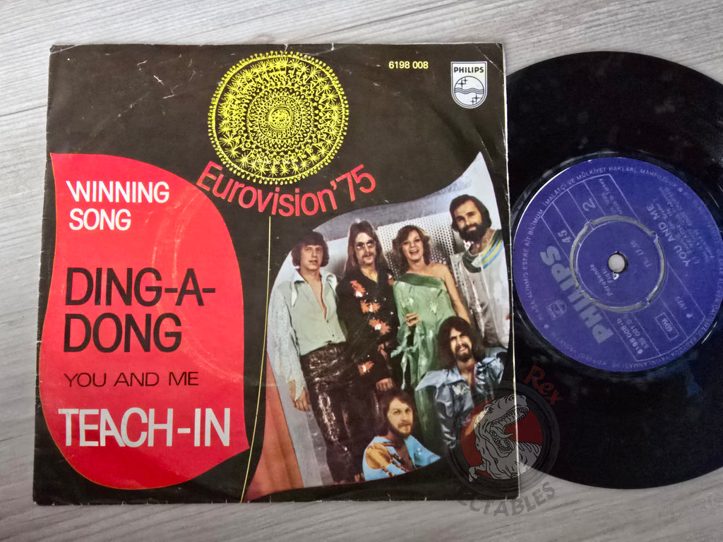 Teach In – Ding-A-Dong 7" Turkish Pressing Vinyl Turkey Edition Eurovision Philips