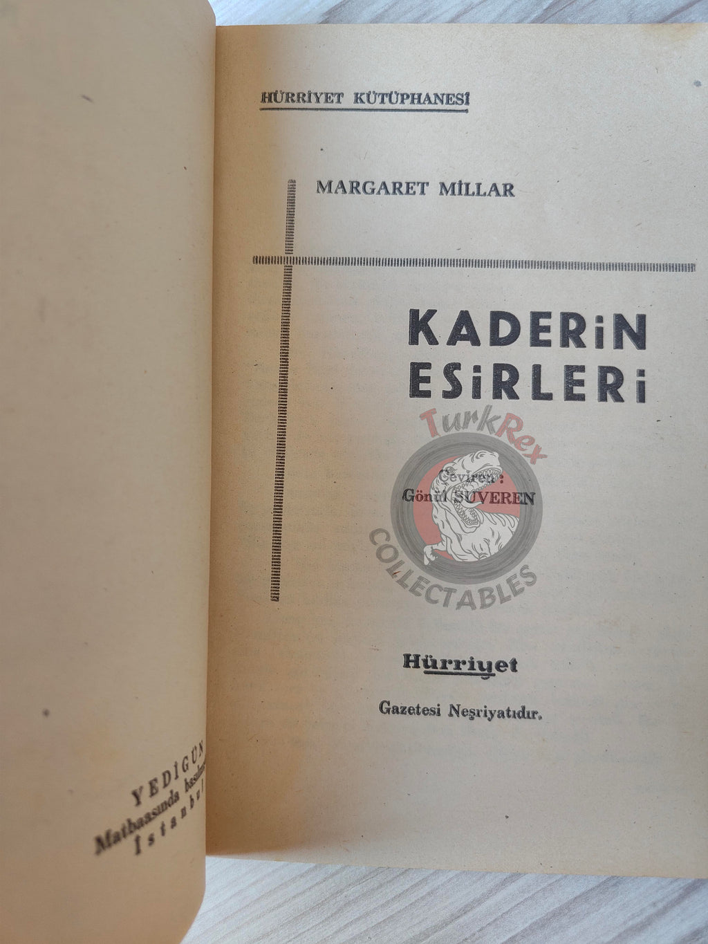 Margaret Millar – Vanish in an Instant 70s Turkish Book Turkey