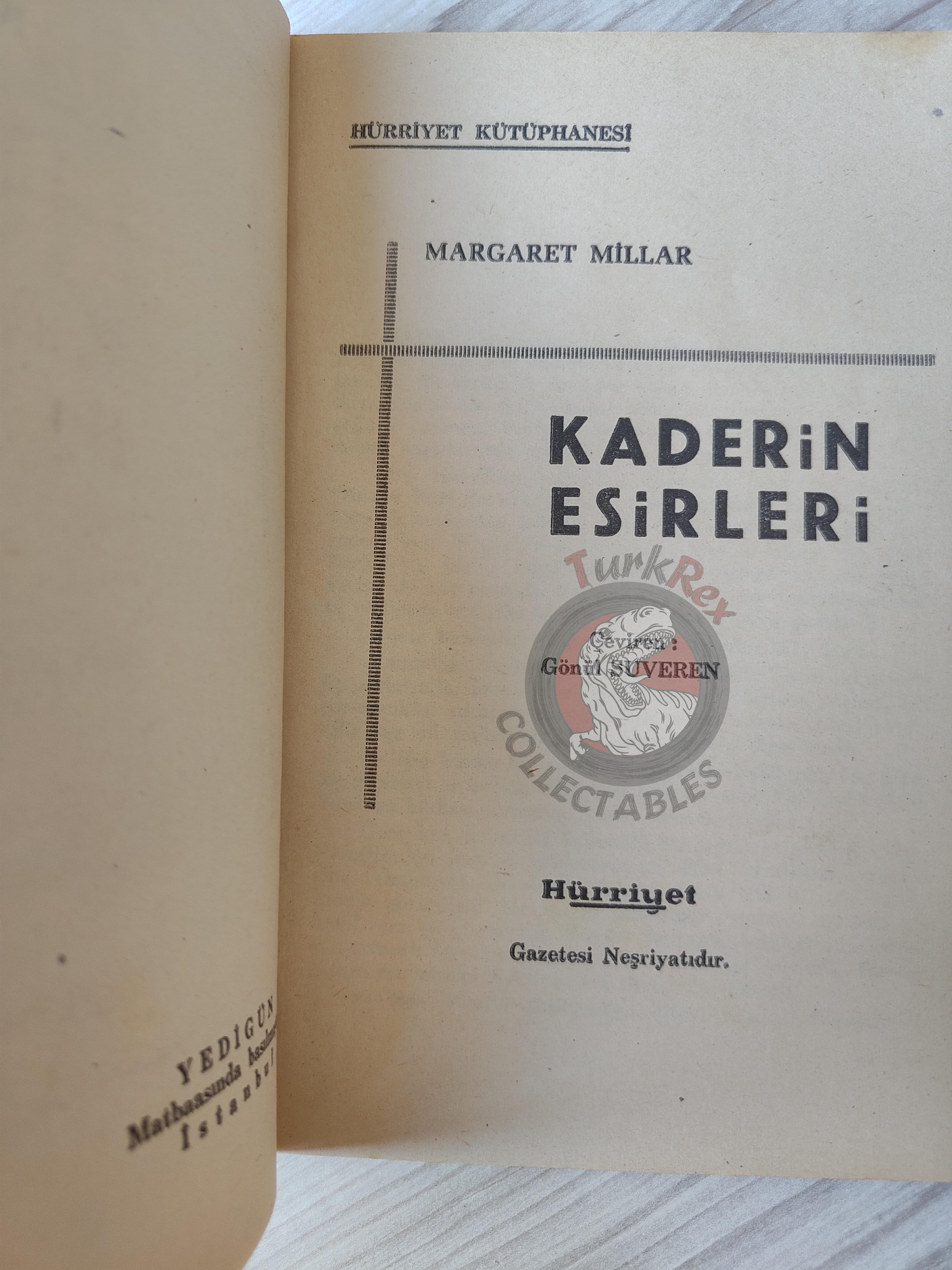 Margaret Millar – Vanish in an Instant 70s Turkish Book Turkey
