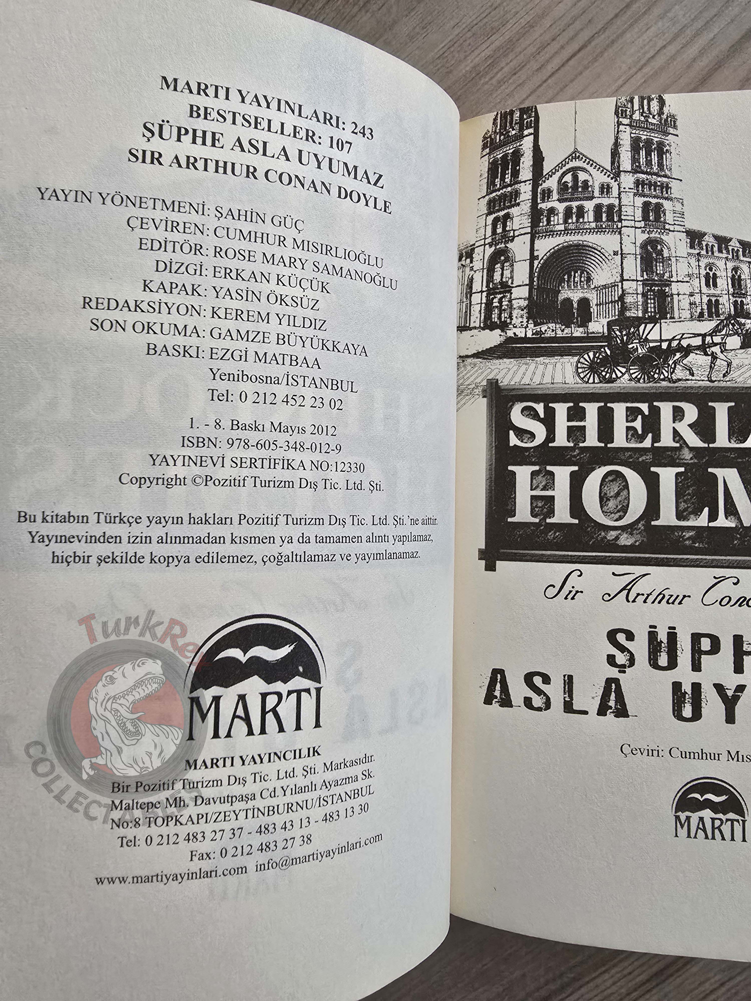 Sir Arthur Conan Doyle – The Adventures of Sherlock Holmes 3 Turkish Book Turkey