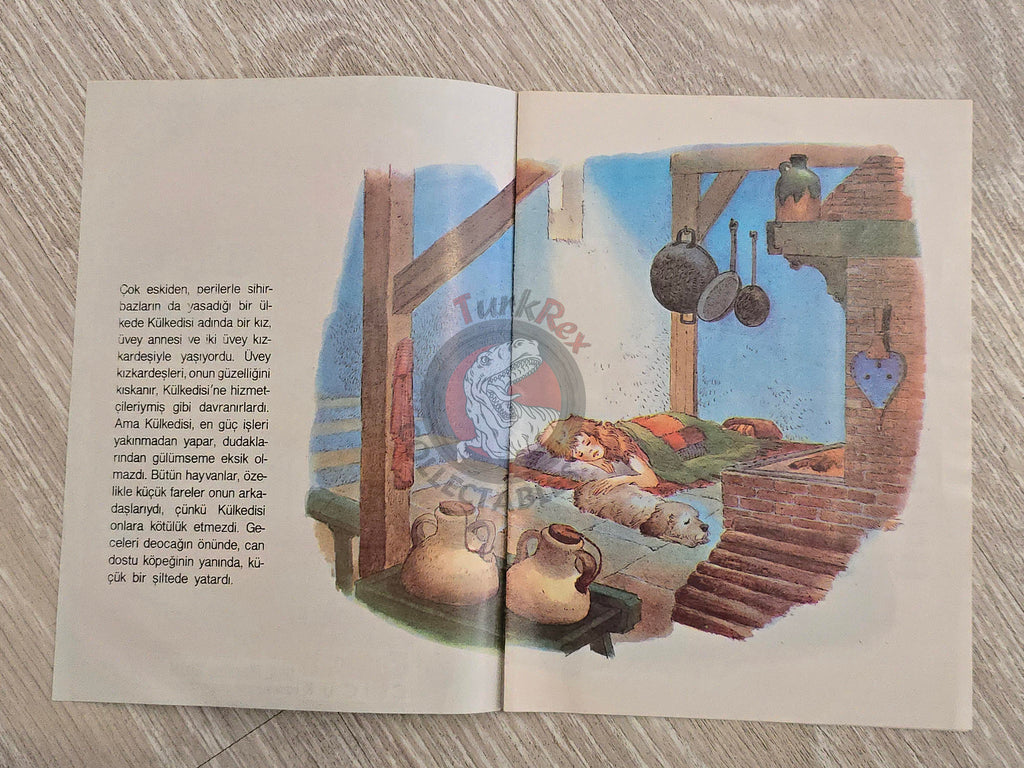 Grimm Brothers – Cinderella 1984 Turkish Book Turkey Illustrated