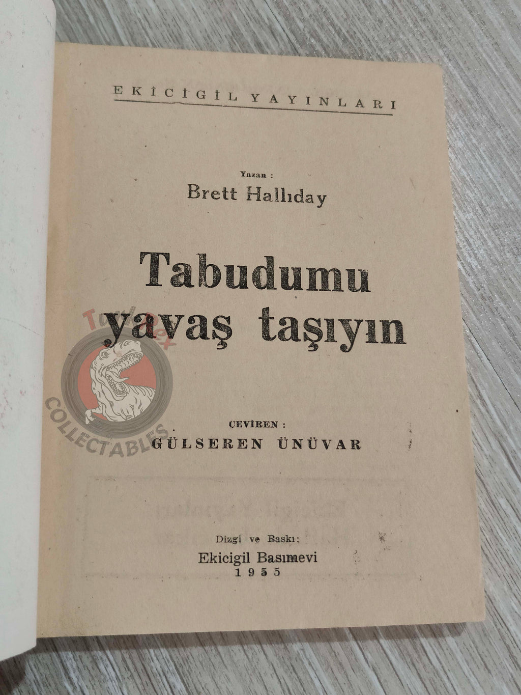 Brett Halliday – Bodies Are Where You Find Them 1955 Turkish Book Turkey