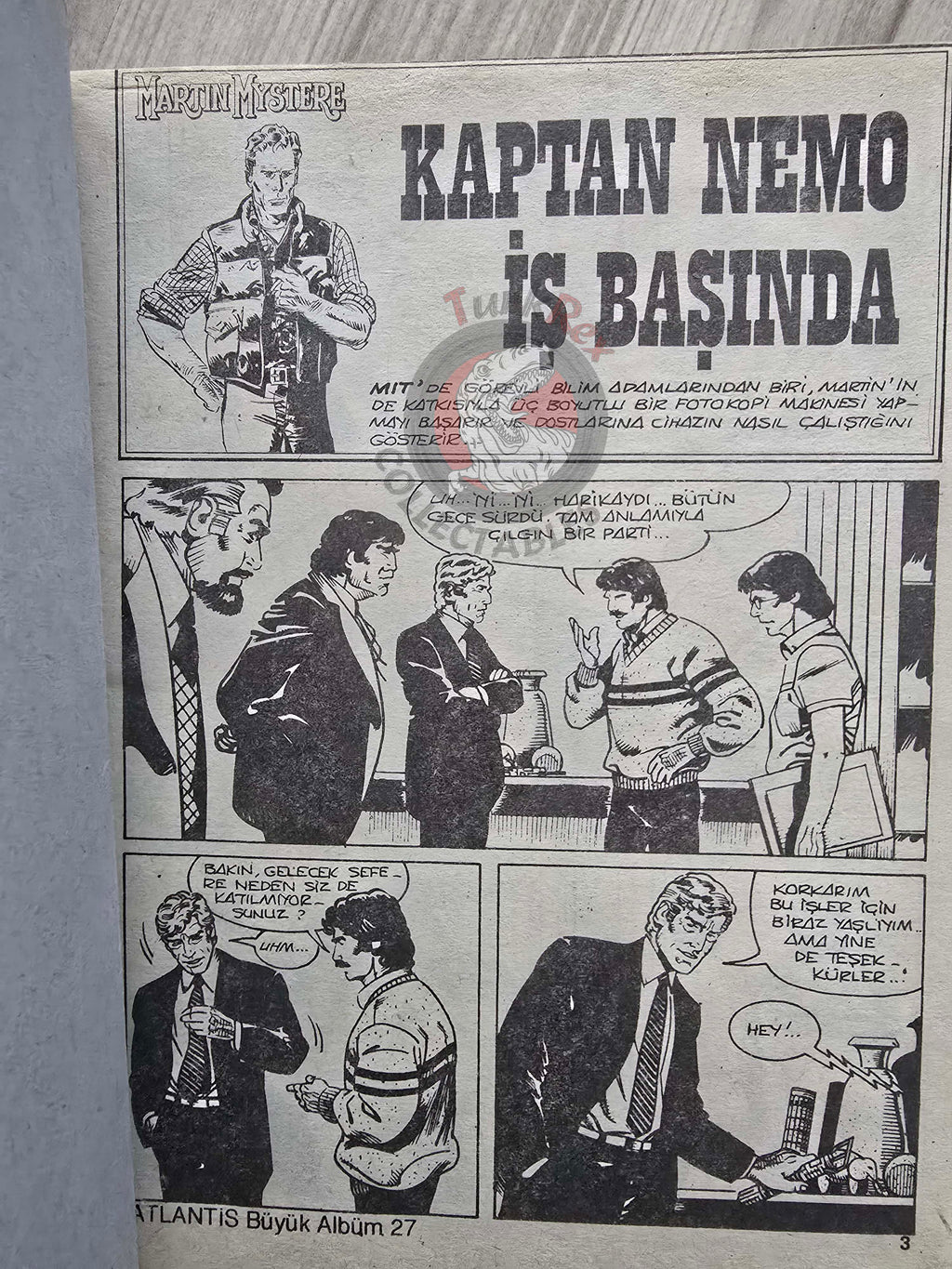 Martin Mystère #27 Morte al Varietà 80s Turkish Comic Turkey #69 #71
