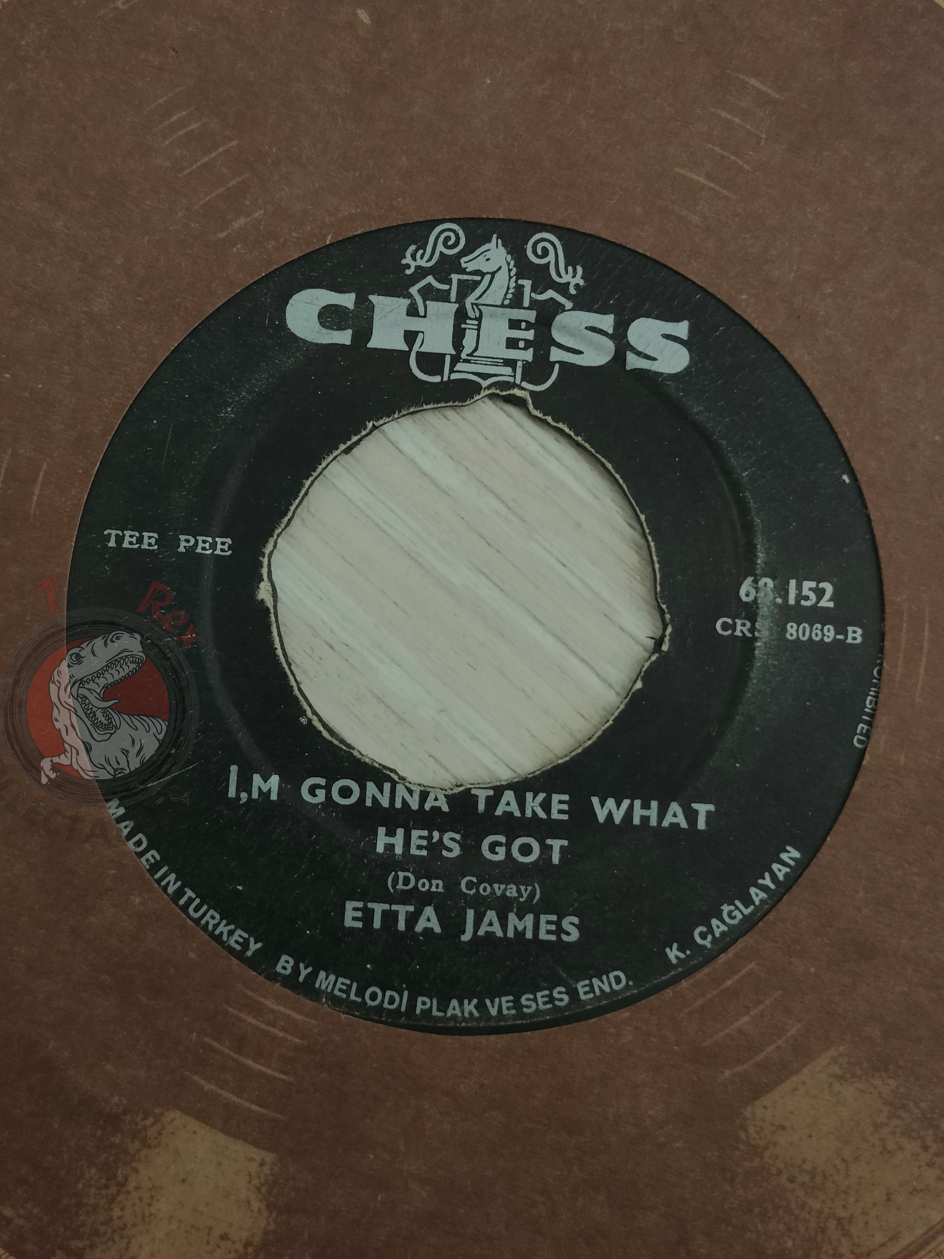 Etta James – Security 7" Turkish Pressing Vinyl Turkey Edition