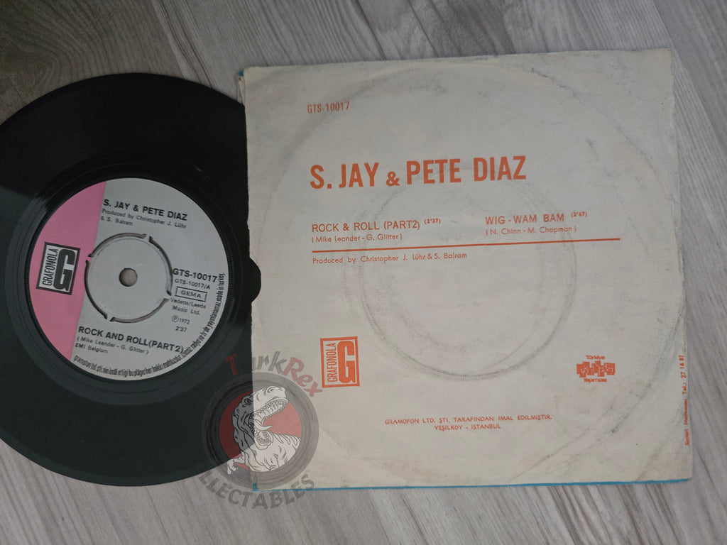 S. Jay & Pete Diaz – Rock & Roll 7" Turkish Pressing Vinyl Turkey Edition