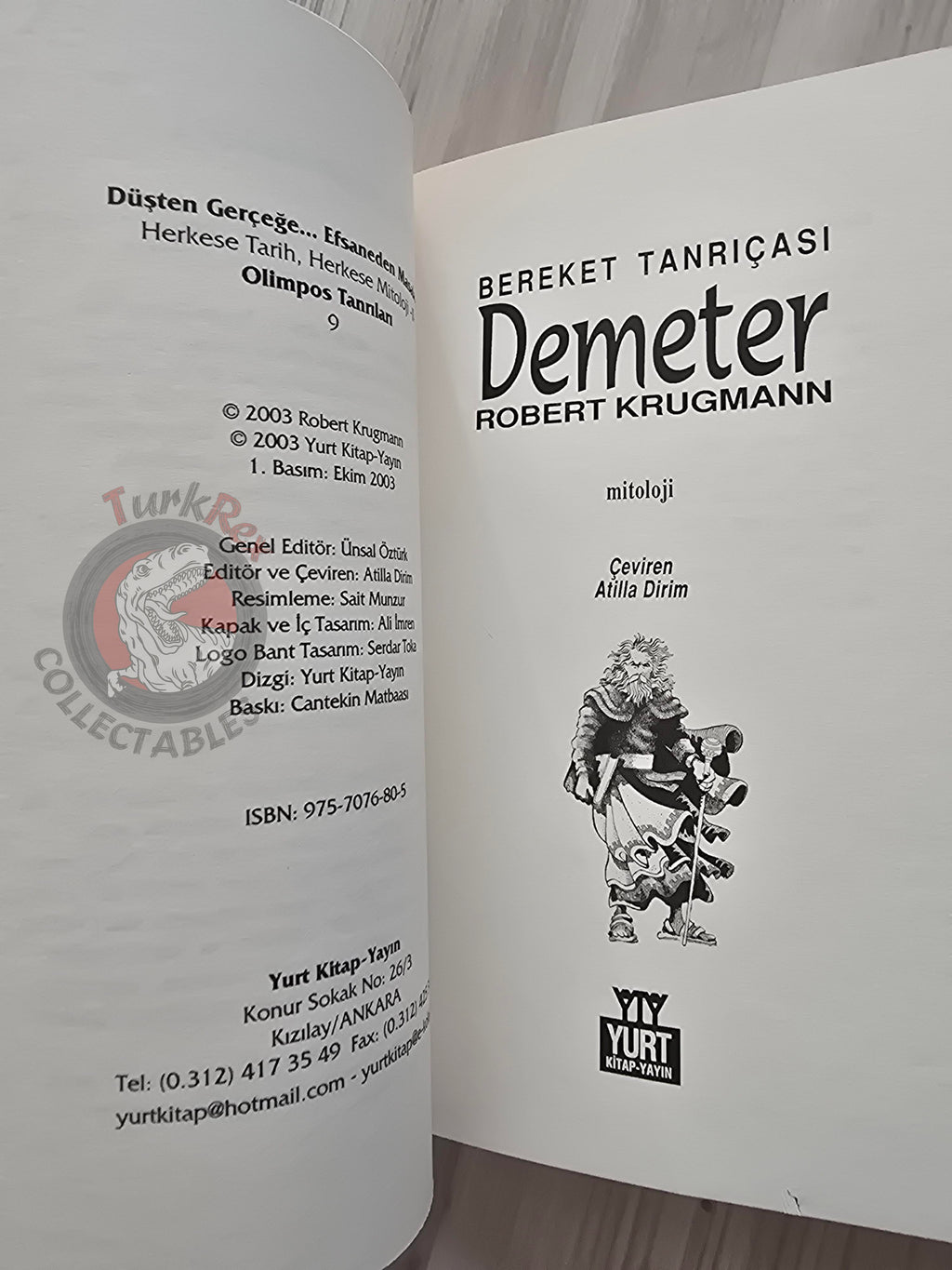 Demeter – Robert Krugmann 2003 Turkish Book Turkey Illustrated by Turkish Artist