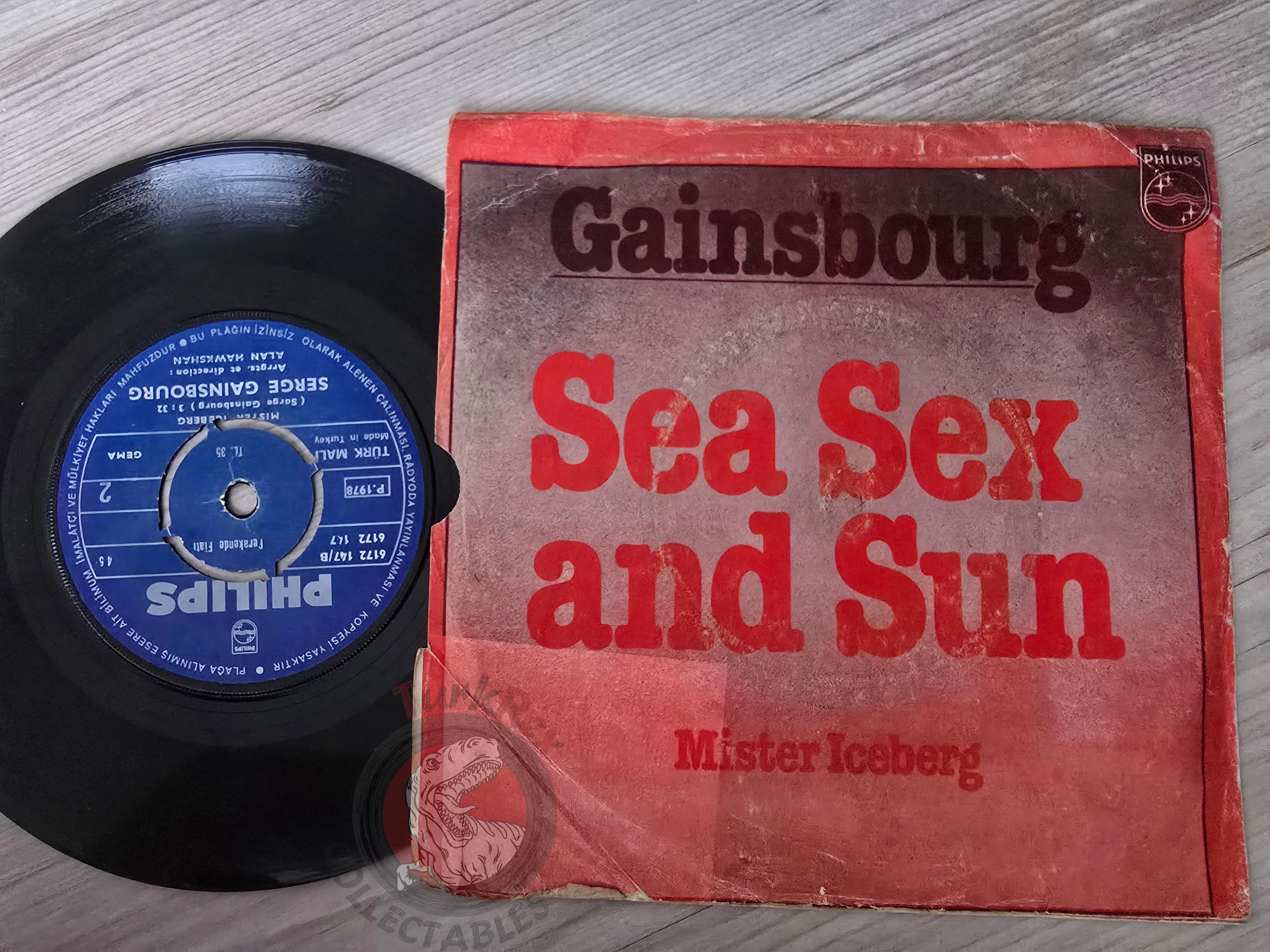 Serge Gainsbourg – Sea Sex And Sun 7" Turkish Pressing Vinyl Turkey Edition