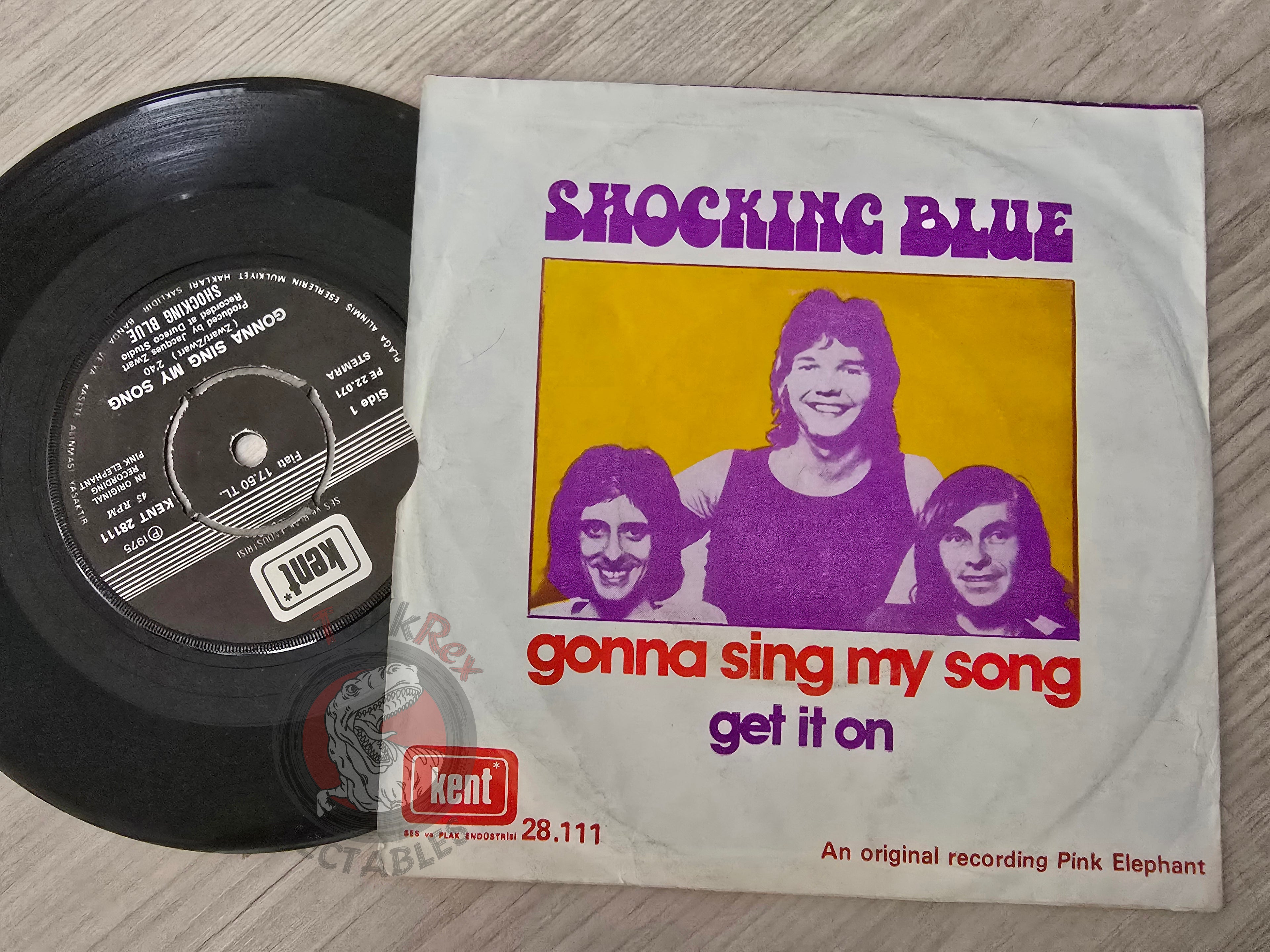Shocking Blue – Gonna Sing My Song 7" Turkish Pressing Vinyl Turkey Edition