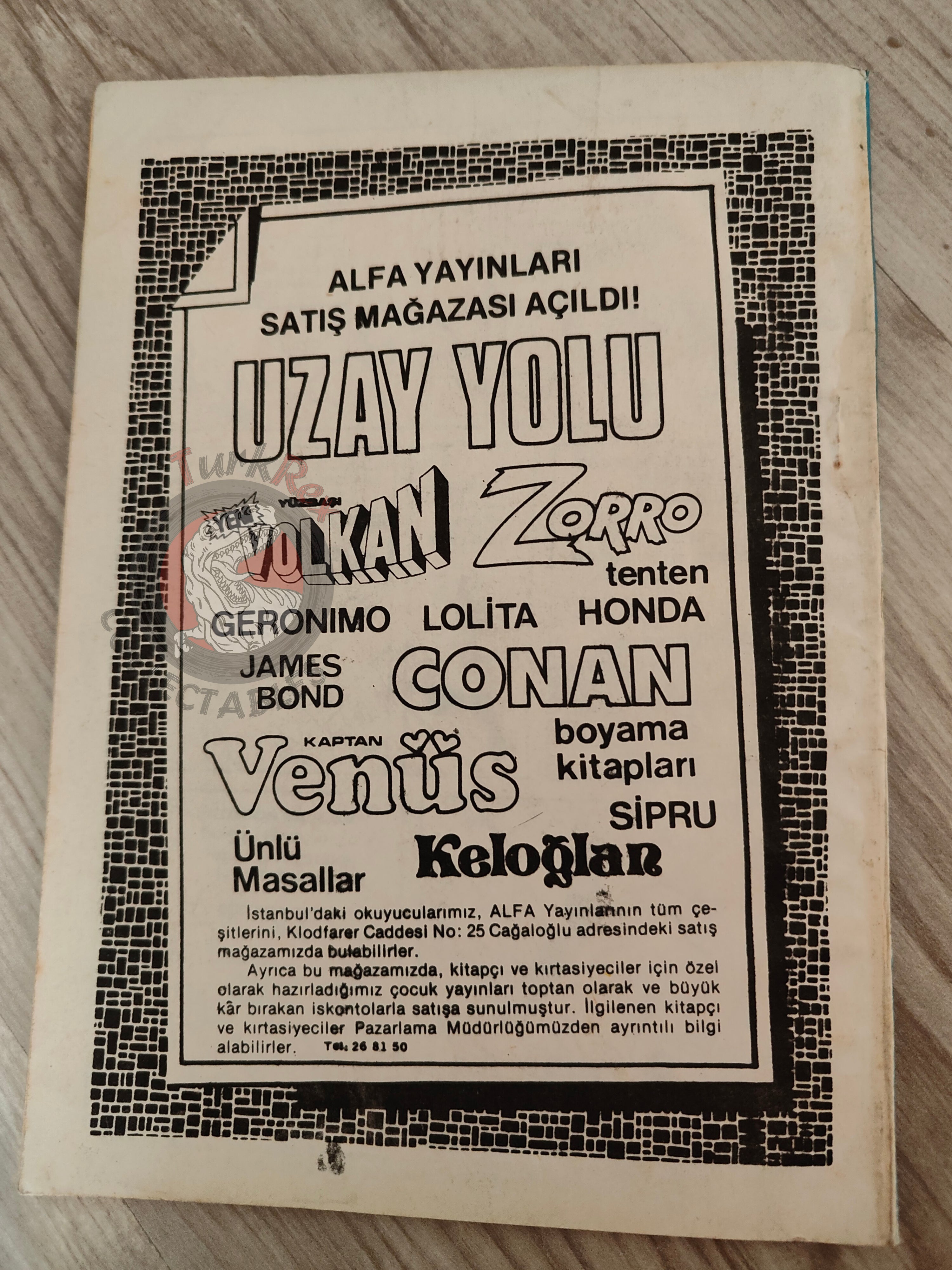 Tintin –  Prisoners of the Sun 1980s Turkish Edition Comic Turkey part 1