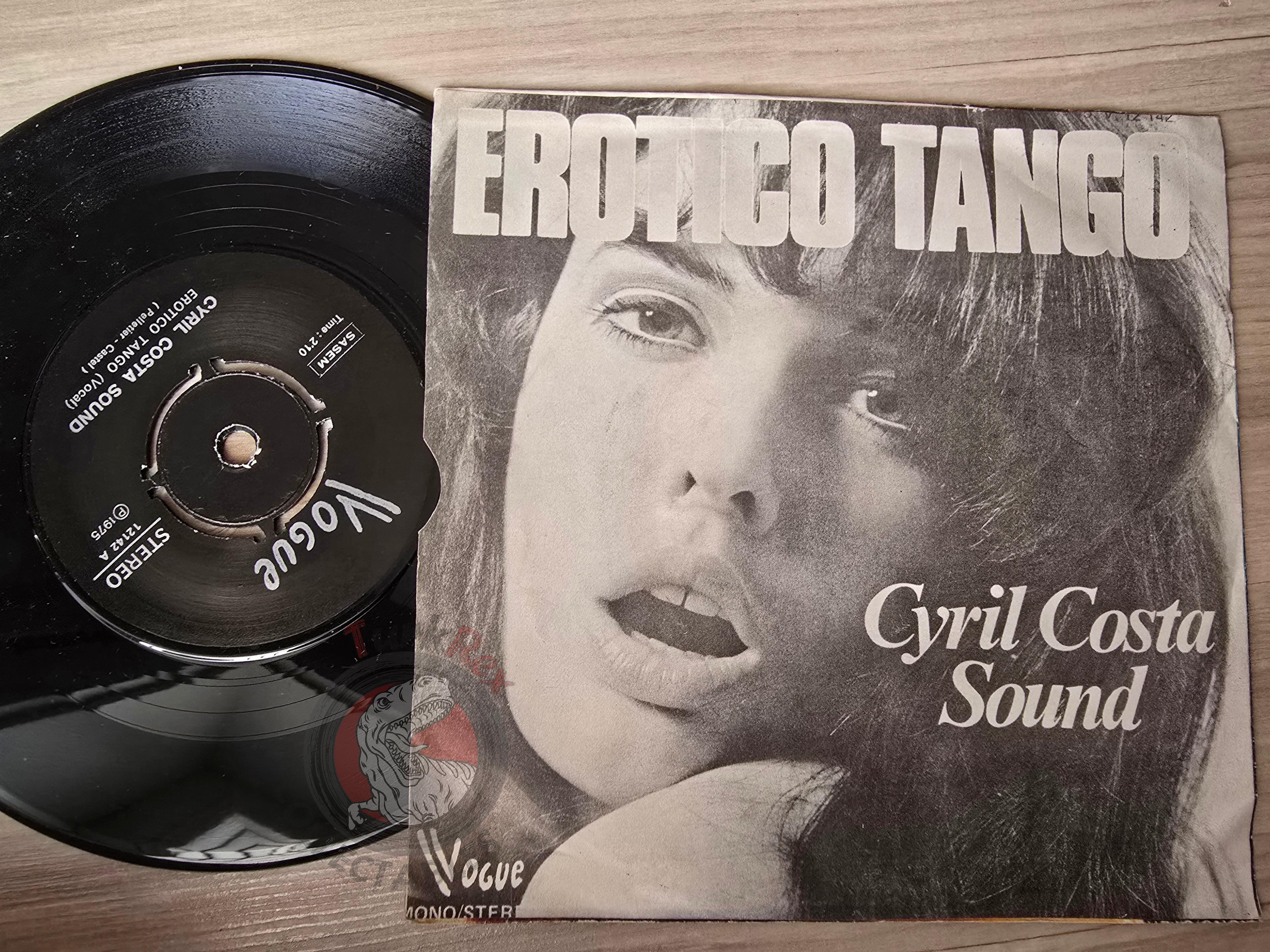 Cyril Costa Sound – Erotico Tango 7" Turkish Pressing Vinyl Turkey Edition