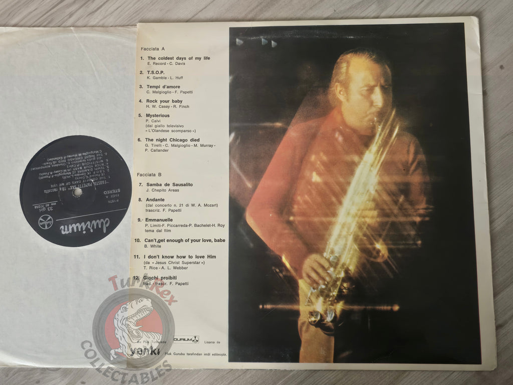 Fausto Papetti – 19a Raccolta Turkish Pressing Vinyl Turkey Edition