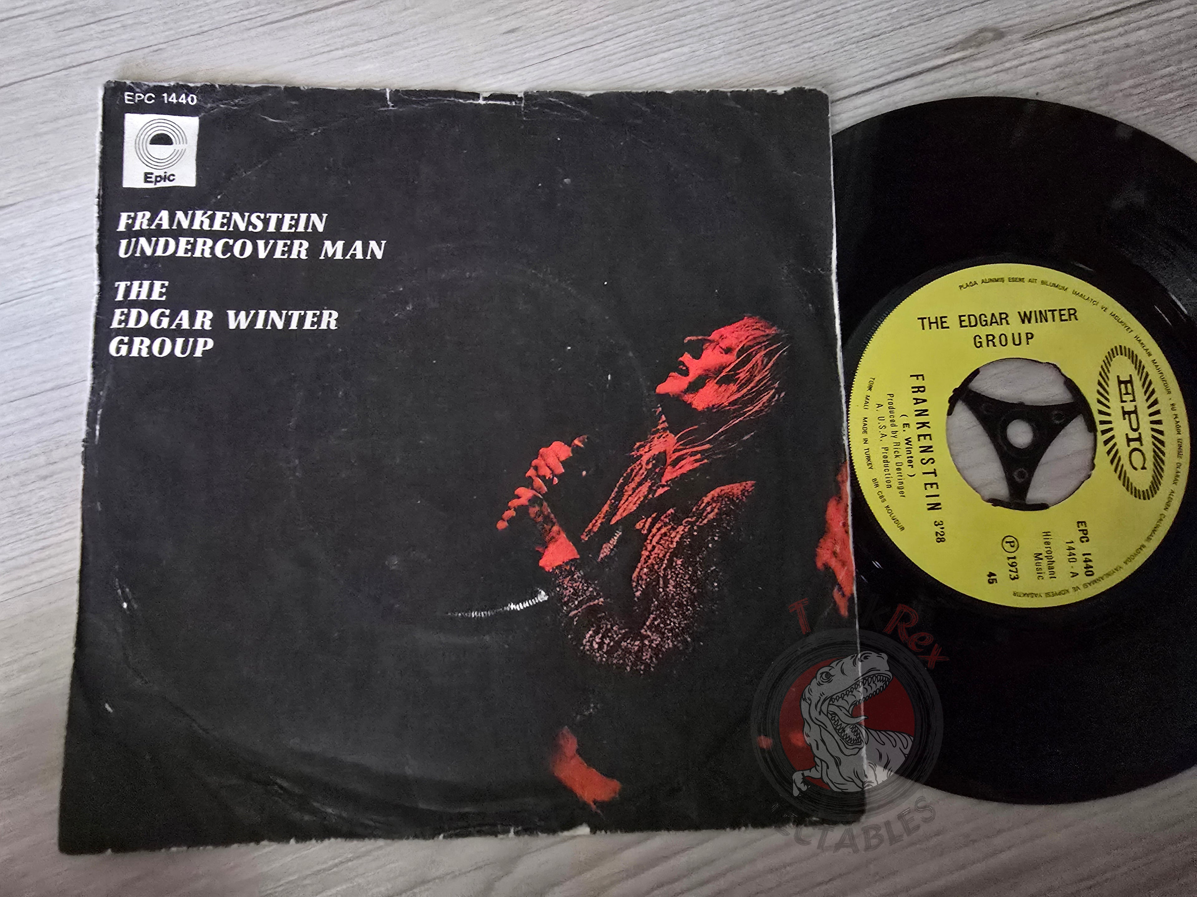 The Edgar Winter Group – Frankenstein 7" Turkish Pressing Vinyl Turkey Edition