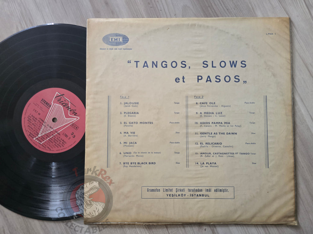 Various – Tangos Slows Pasos Turkish Pressing Vinyl Turkey Edition