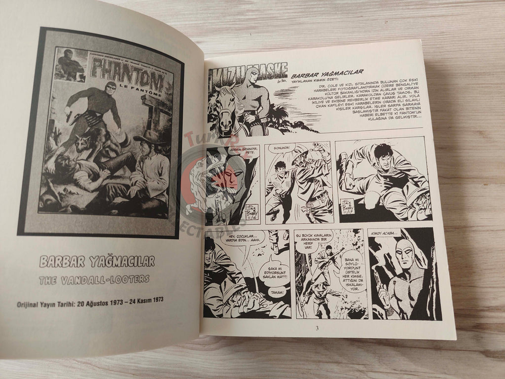 The Phantom #7 2014 Vandal-Looters Turkish Comic Turkey