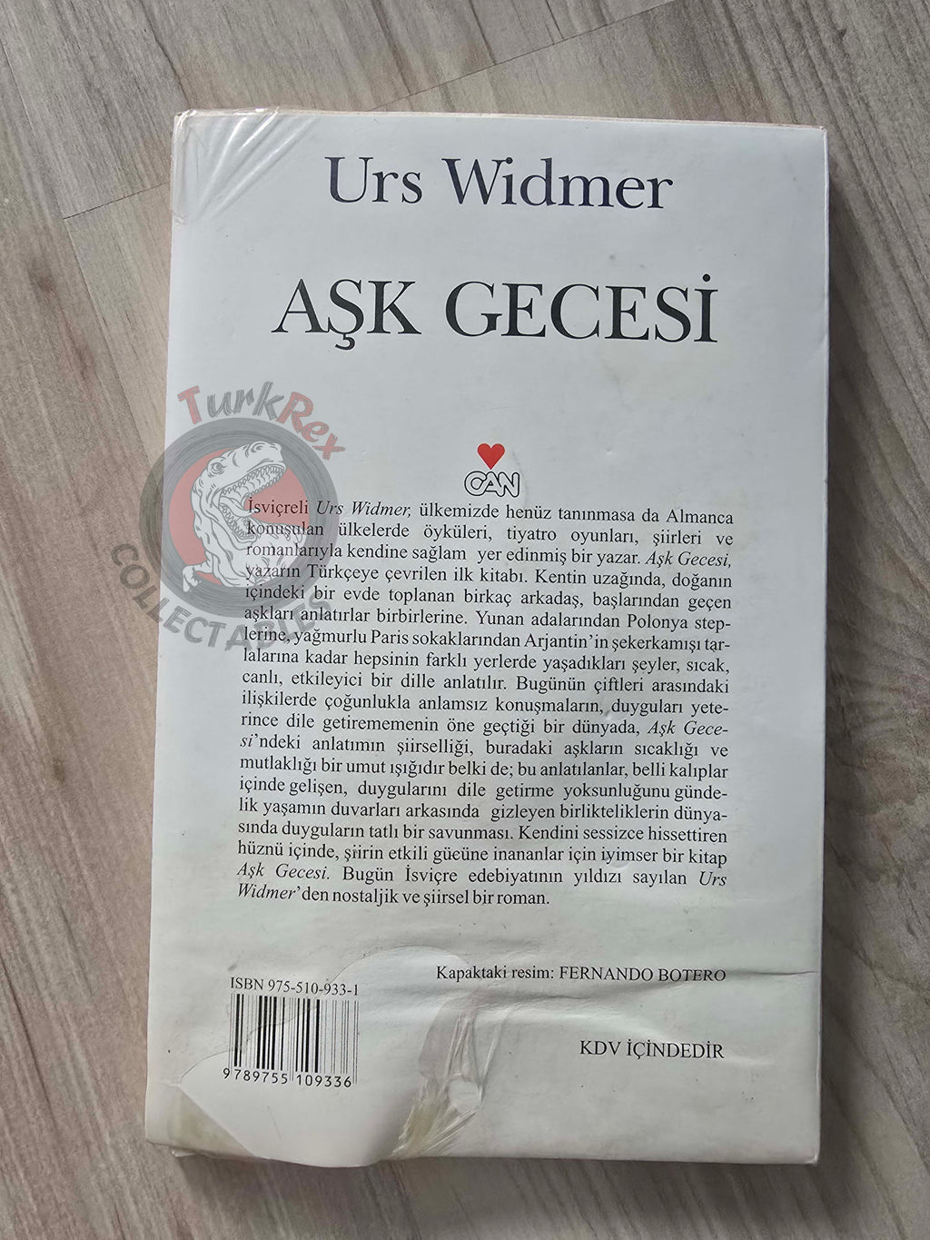 Urs Widmer – Liebesnacht Turkish Book Turkey