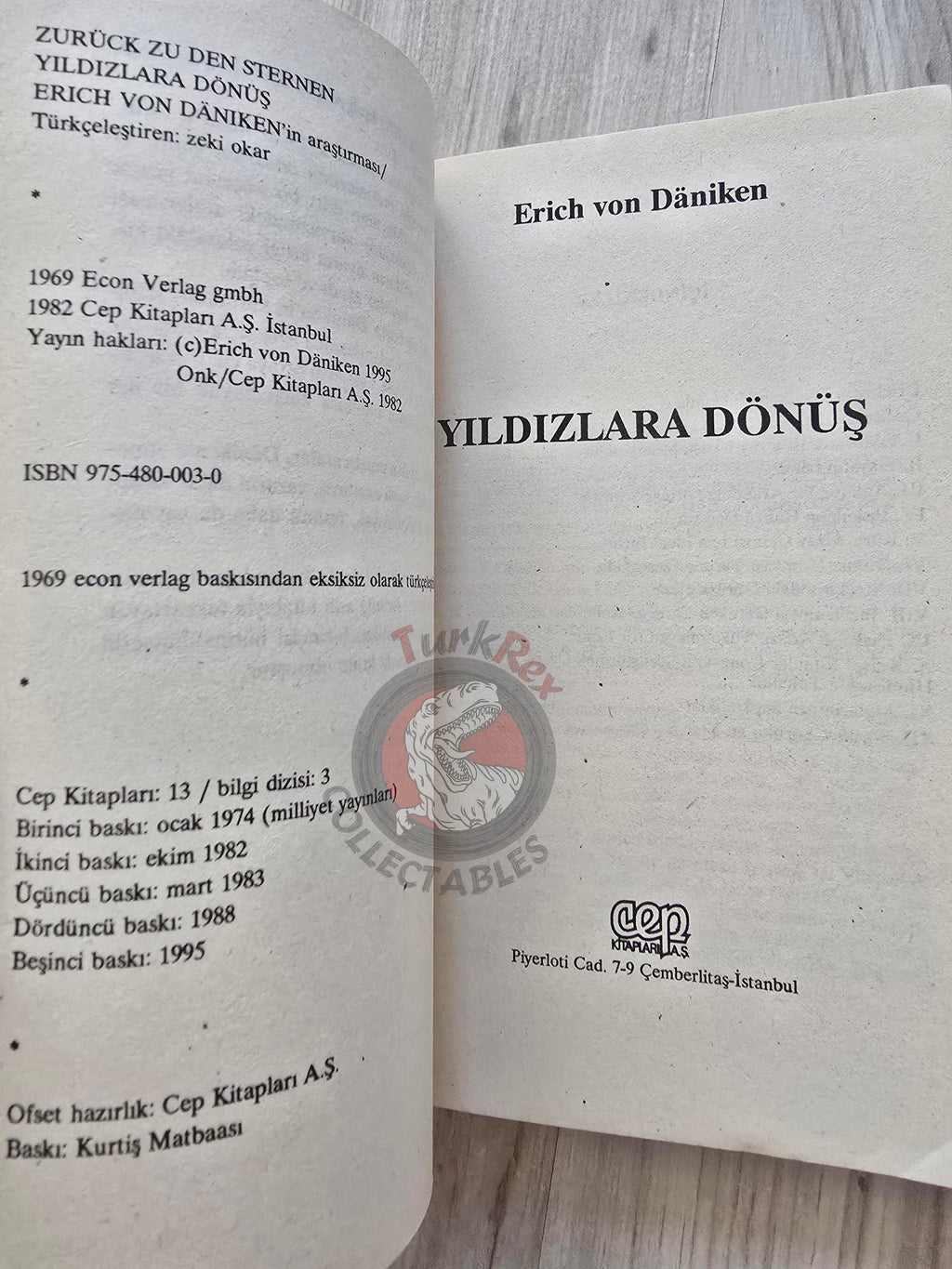 Erich von Däniken – Return to the Stars 1995 Turkish Book Turkey Ufology