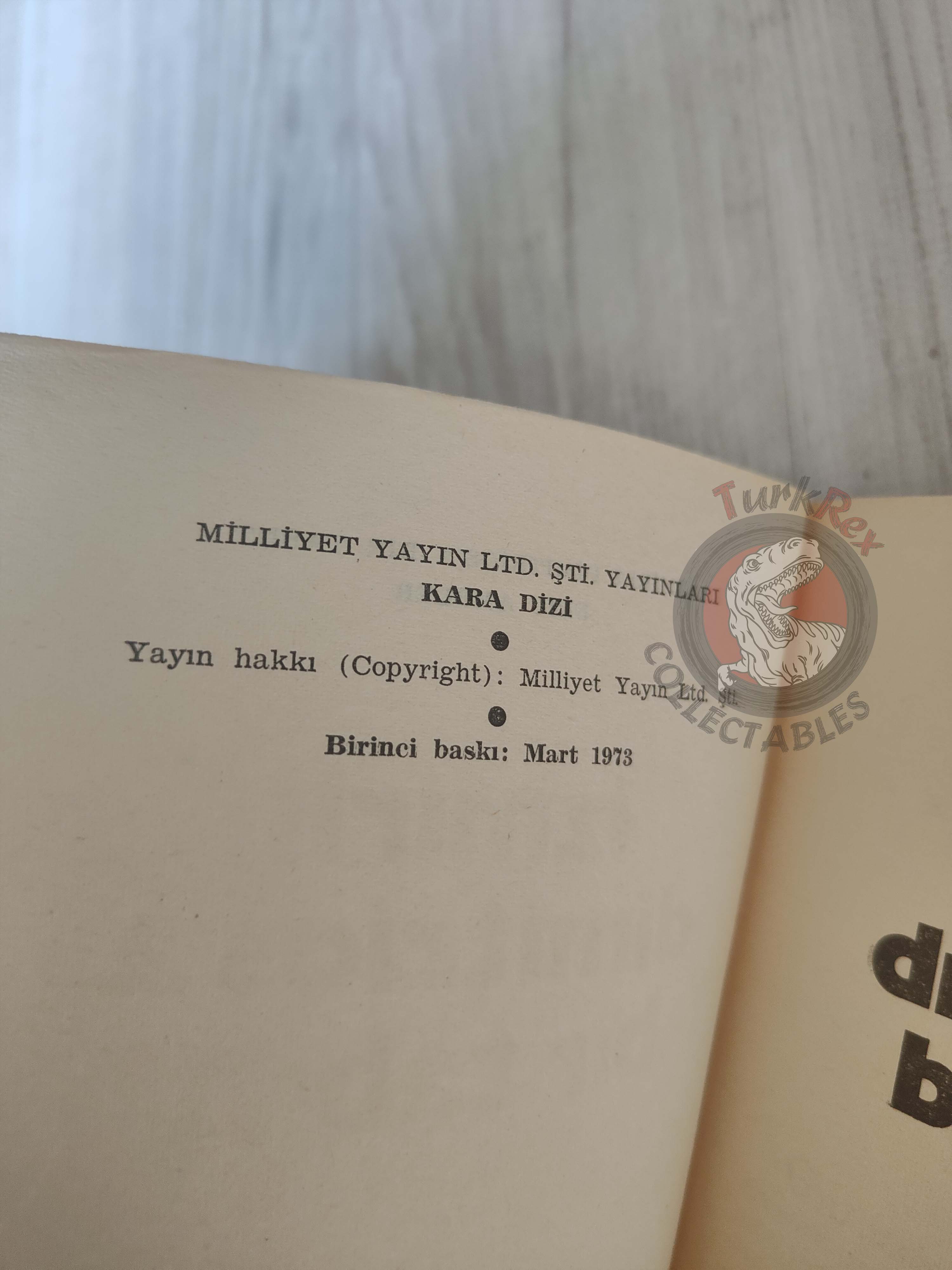 Eric Ambler – The Mask of Dimitrios 1973 1st Turkish Book Turkey
