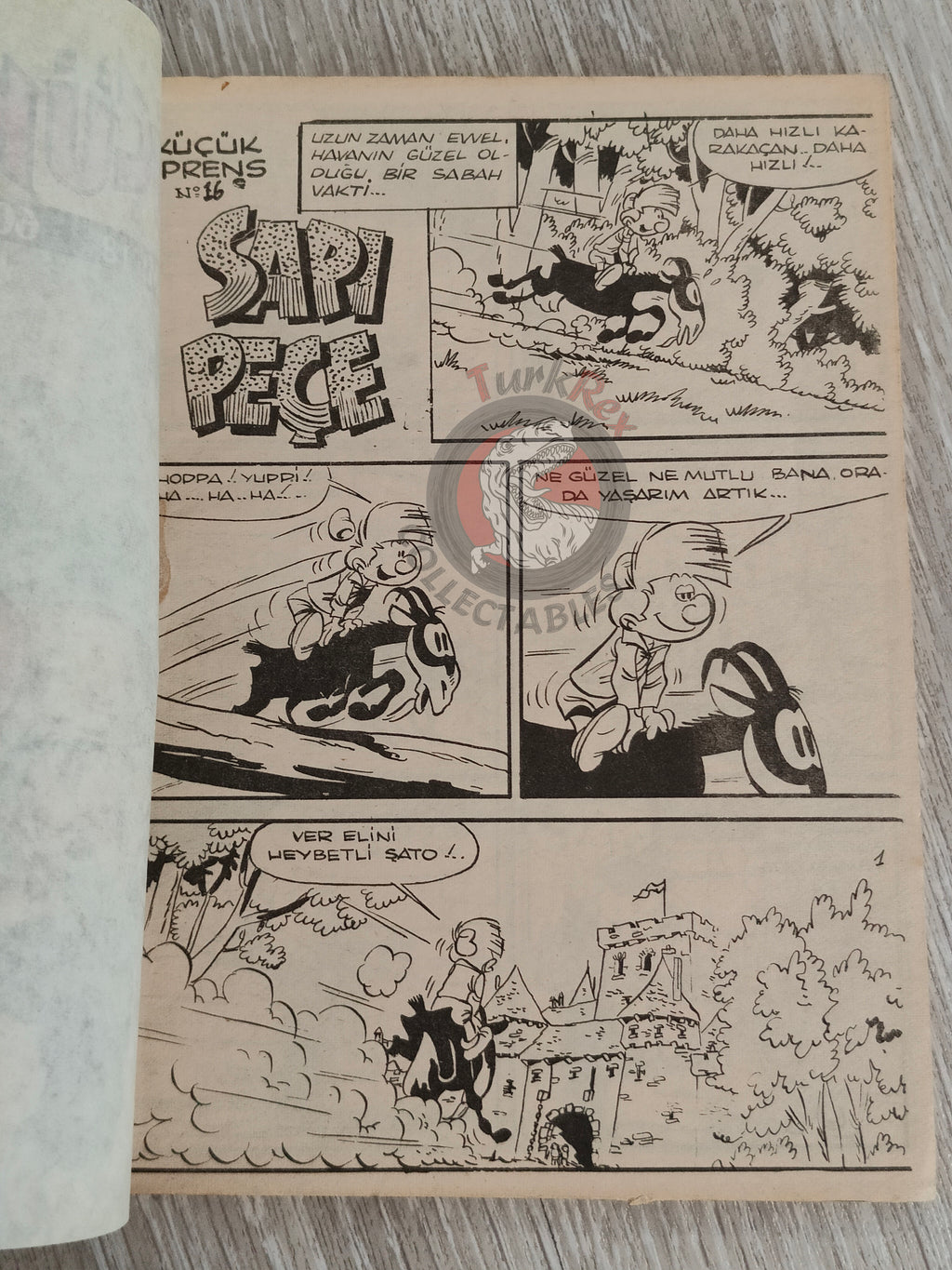 Johan et Pirlouit #18 1982 Turkish Comic Turkey  Le Sire de Montresor #8