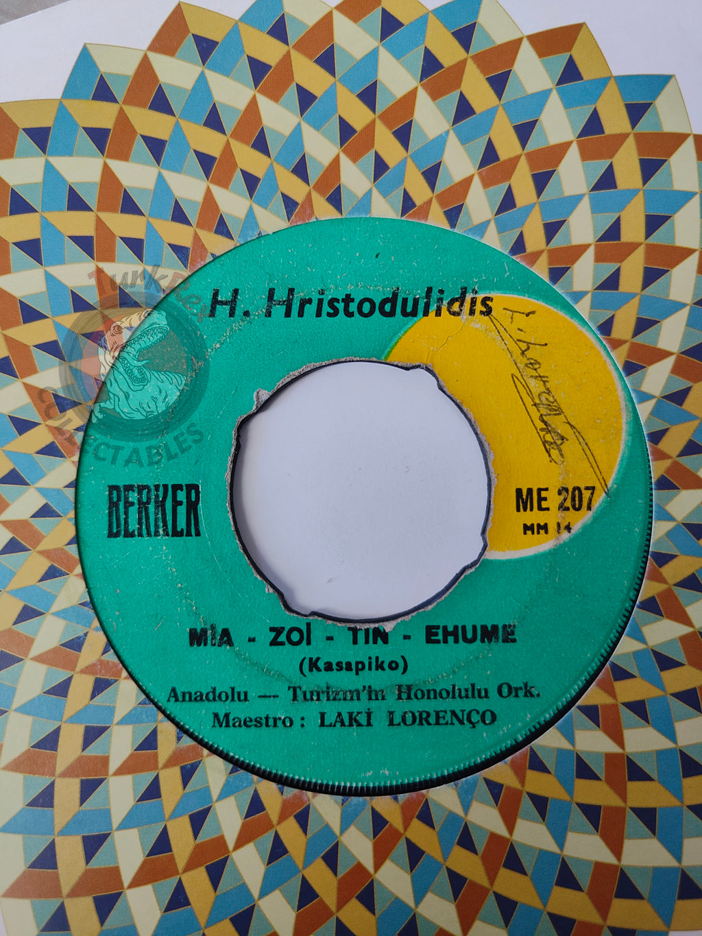 H. Hristodulidis – Mia Zoi Tin Ehume 7" Turkish Pressing Vinyl Turkey Edition