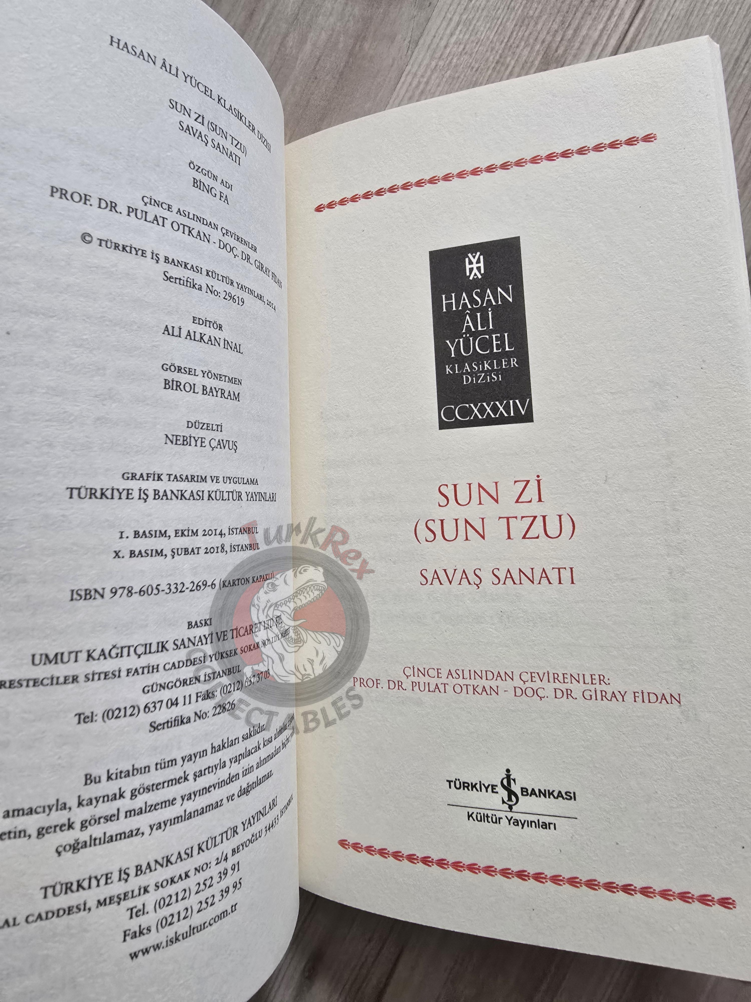 Sun Tzu – The Art of War 2018 Turkish Book Turkey