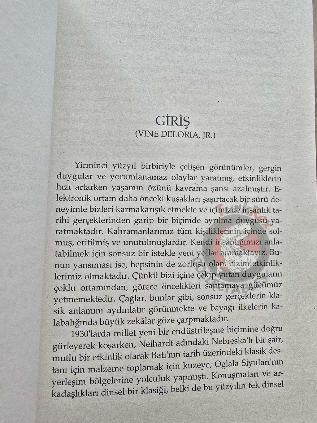 John G. Neihardt – Black Elk Speaks 1998 1st Turkish Book Turkey