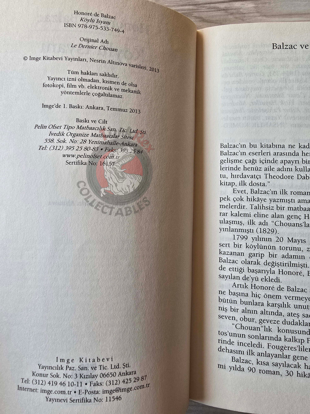 Honoré de Balzac –  The Chouans 2013 Turkish Book Turkey
