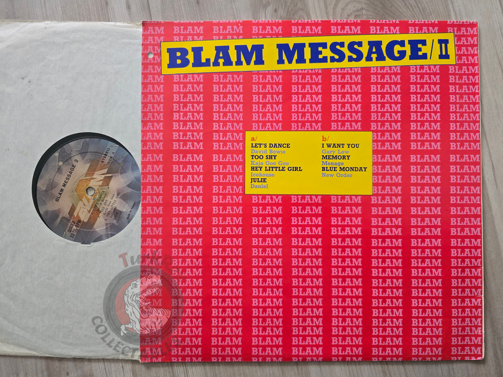 Various – Blam Message / II Turkish Pressing Vinyl Turkey Edition David Bowie