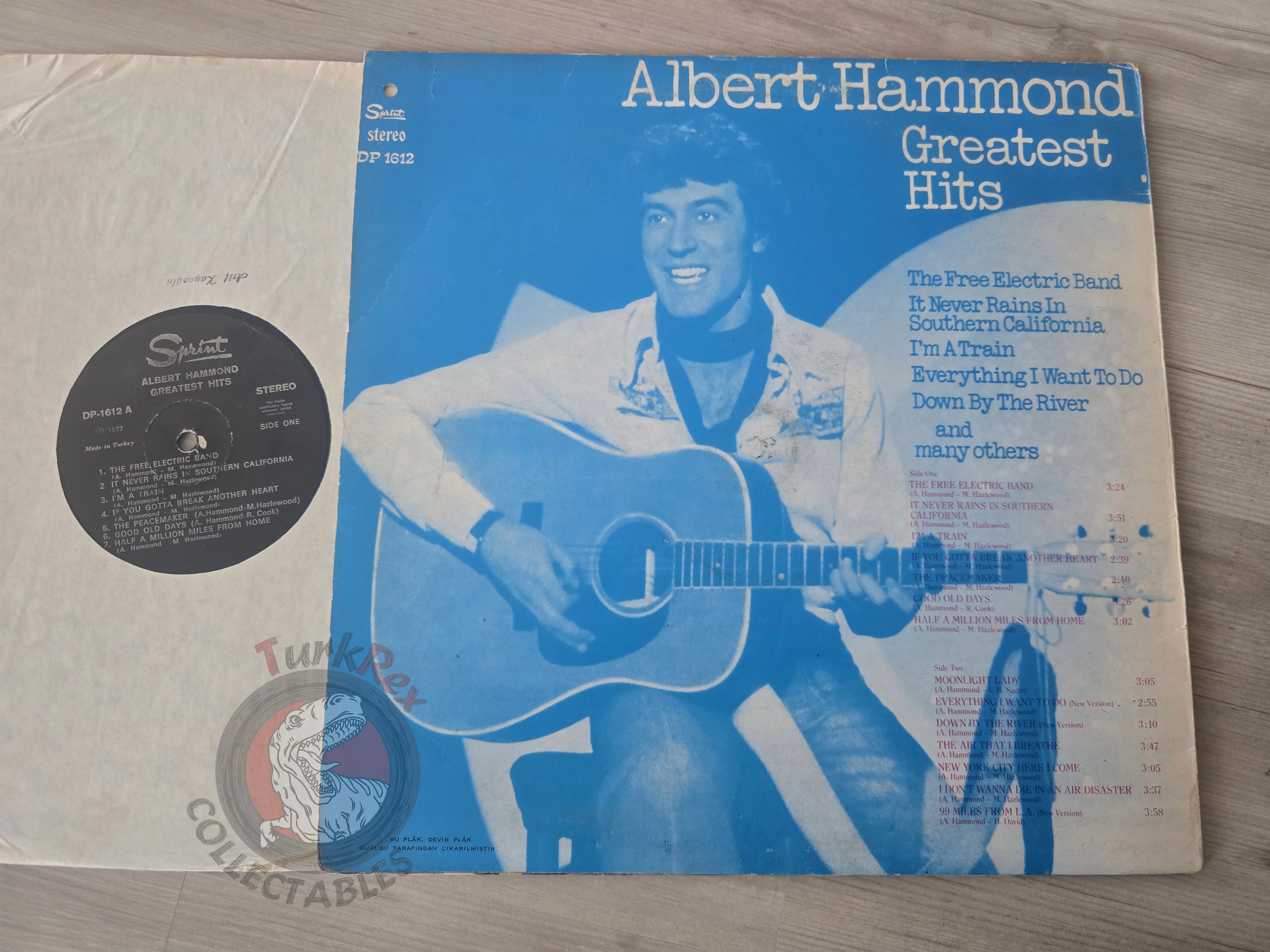 Albert Hammond – Greatest Hits Turkish Pressing Vinyl Turkey Edition