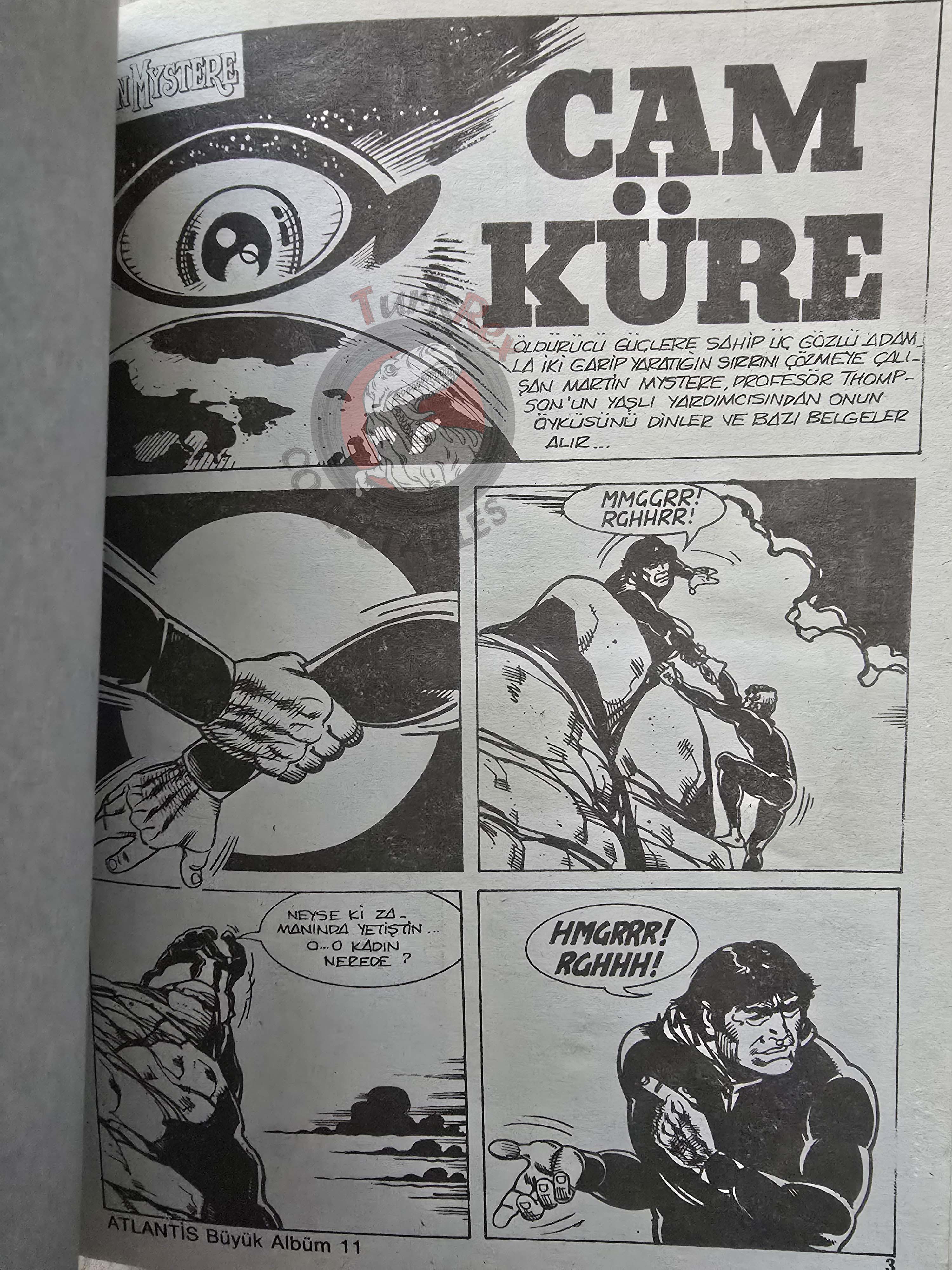 Martin Mystère #11 La Sfera di Cristallo 80s Turkish Comic Turkey #28 #37