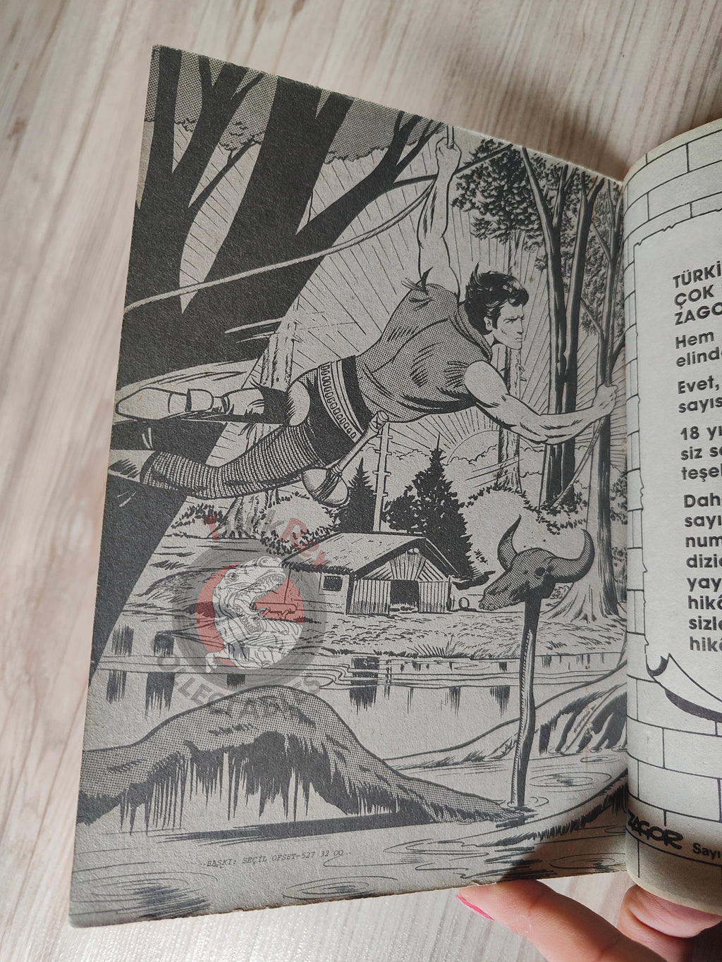 Zagor #1 1986 L'Acqua di Fuoco Turkish Comic Turkey