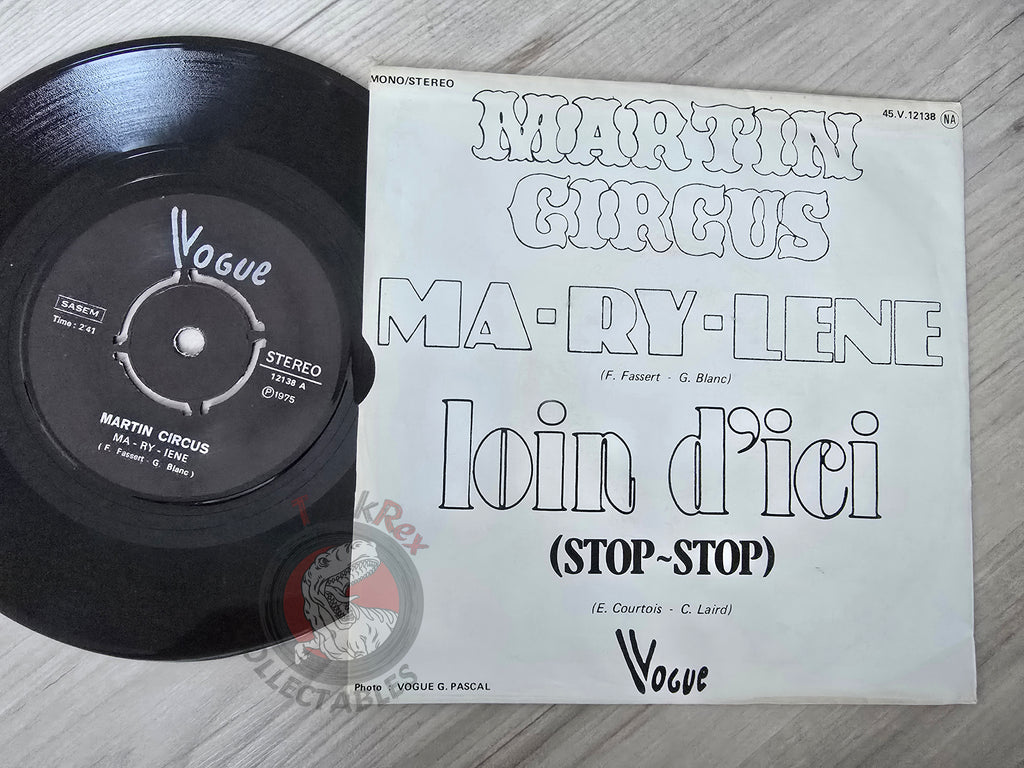 Martin Circus – Ma-ry-lène 7" Turkish Pressing Vinyl Turkey Edition